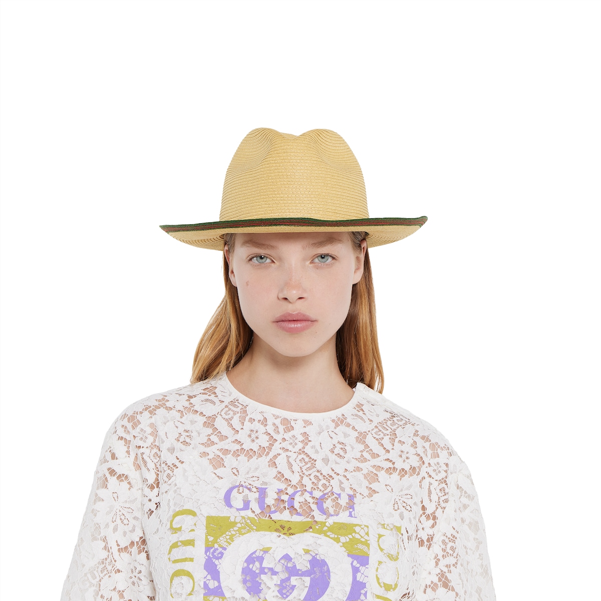 Straw hat with Web