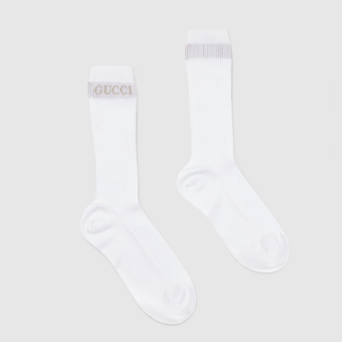 GUCCI レディース　ソックス　M Cotton socks in black | GUCCI® US
