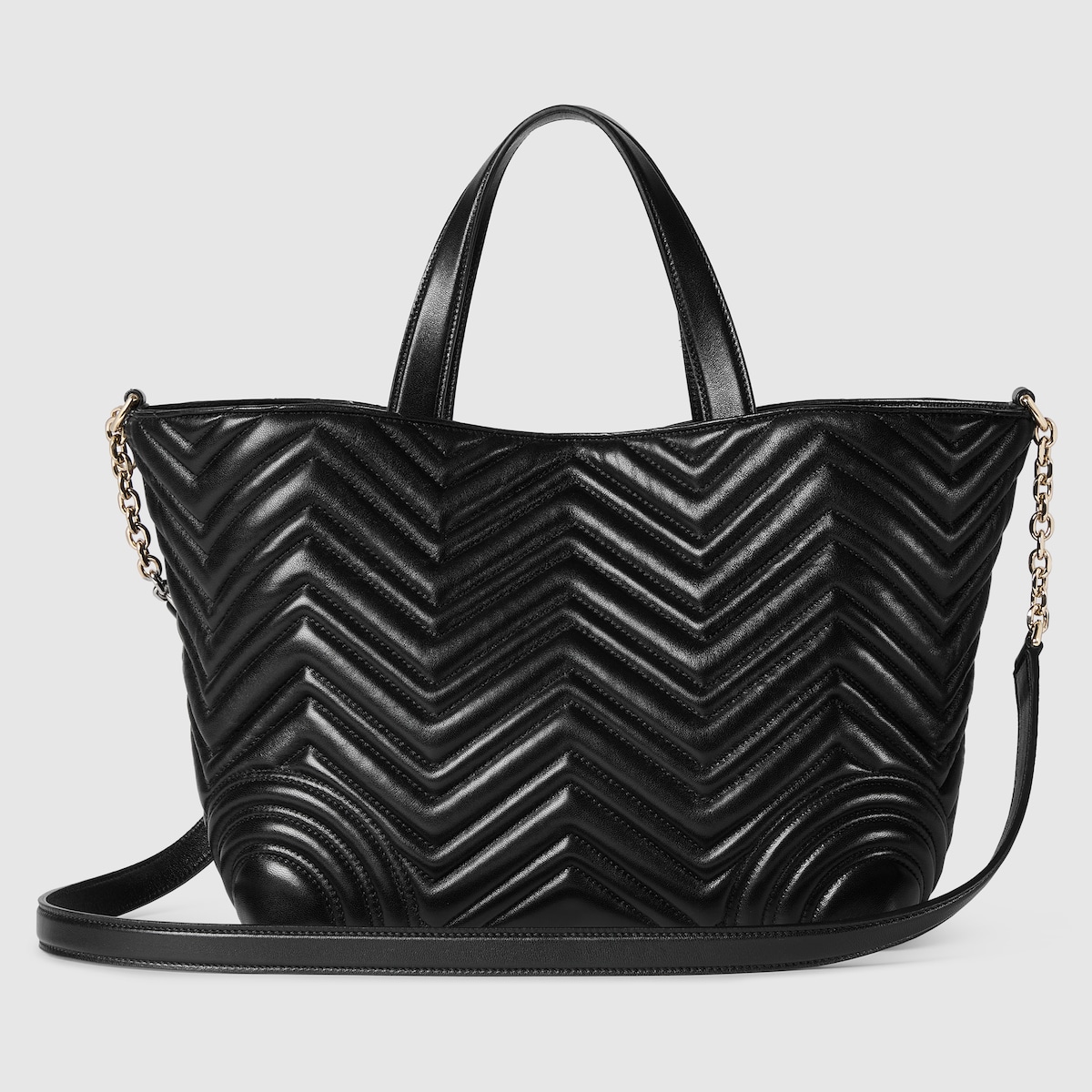GUCCI ブラック トートバッグ GGパターン　マイクロシマ　大きいサイズ Amazon | [グッチ] トートバッグ レディース 449647 レザー