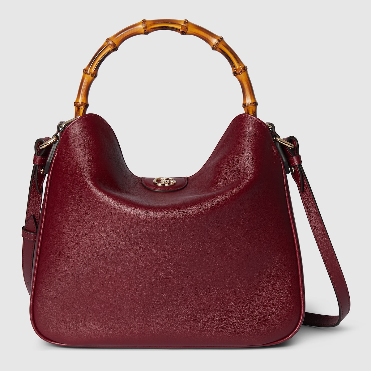 【GUCCI】DIANA MEDIUM SHOULDER BAG●746124UAAAY1092 Gucci Diana medium shoulder bag in black leather | GUCCI® US