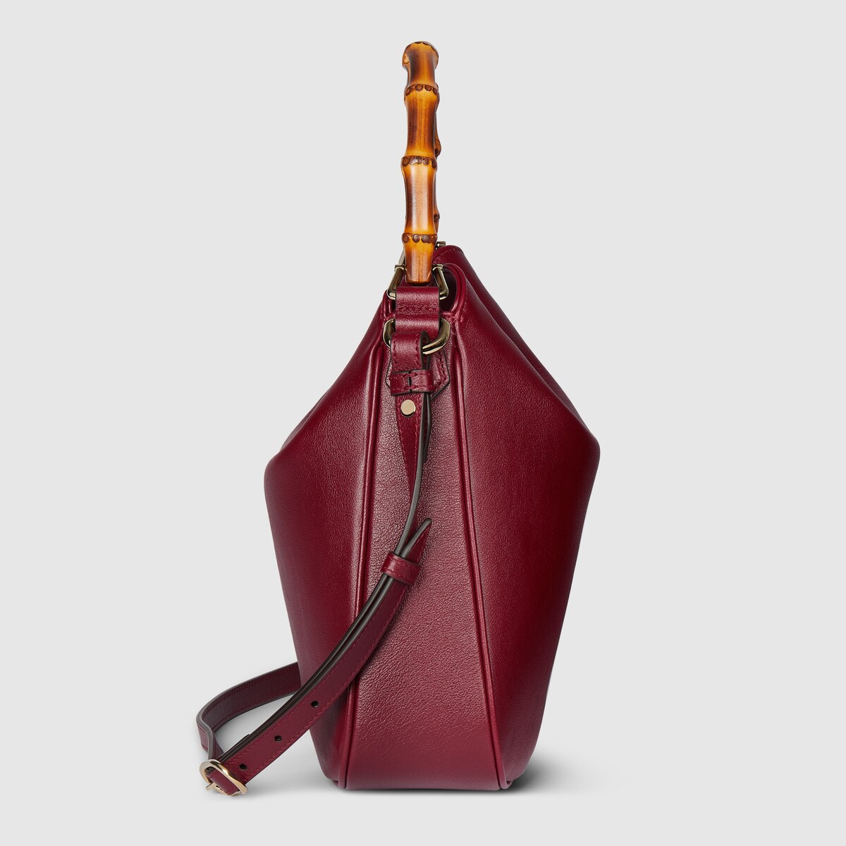 希少色・美品✨グッチ　ハンドバッグ　ダイアナ　バンブー　レザー　レッド GUCCI グッチ ダイアナ バンブー ハンドバッグ ショルダーバッグ 2WAY