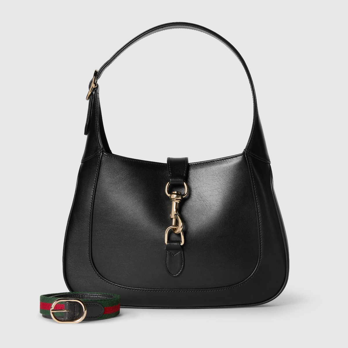 バッグ GUCCI all leather Jackie hand bag Gucci Jackie medium bag in black leather | GUCCI® US