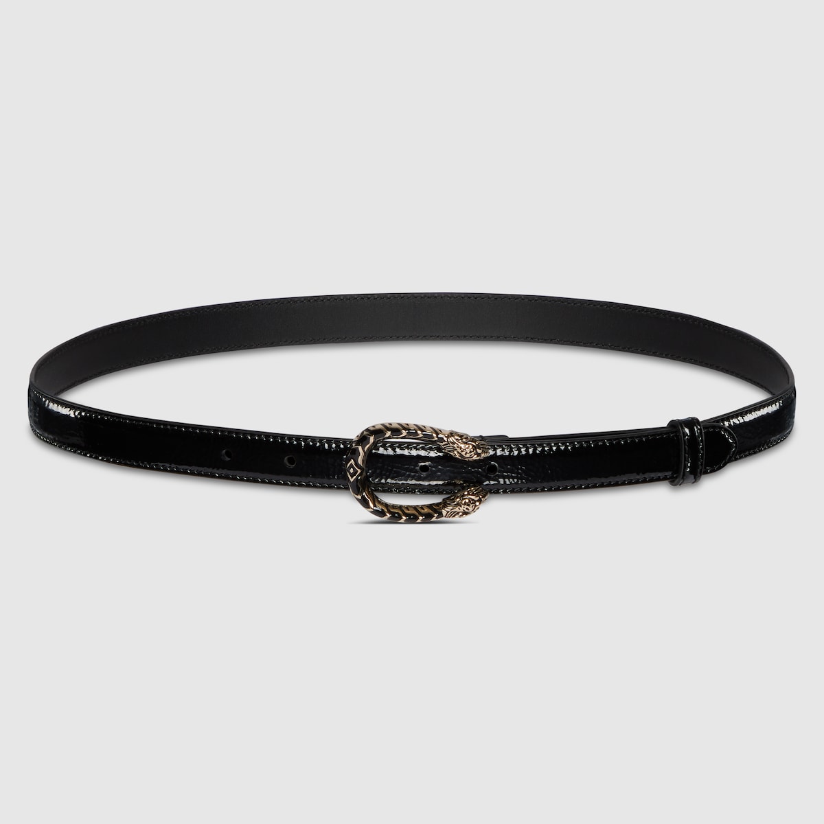 GUCCI レディース　ベルト　Dionysus ディオニュソス Thin belt with Dionysus buckle in black leather | GUCCI® US
