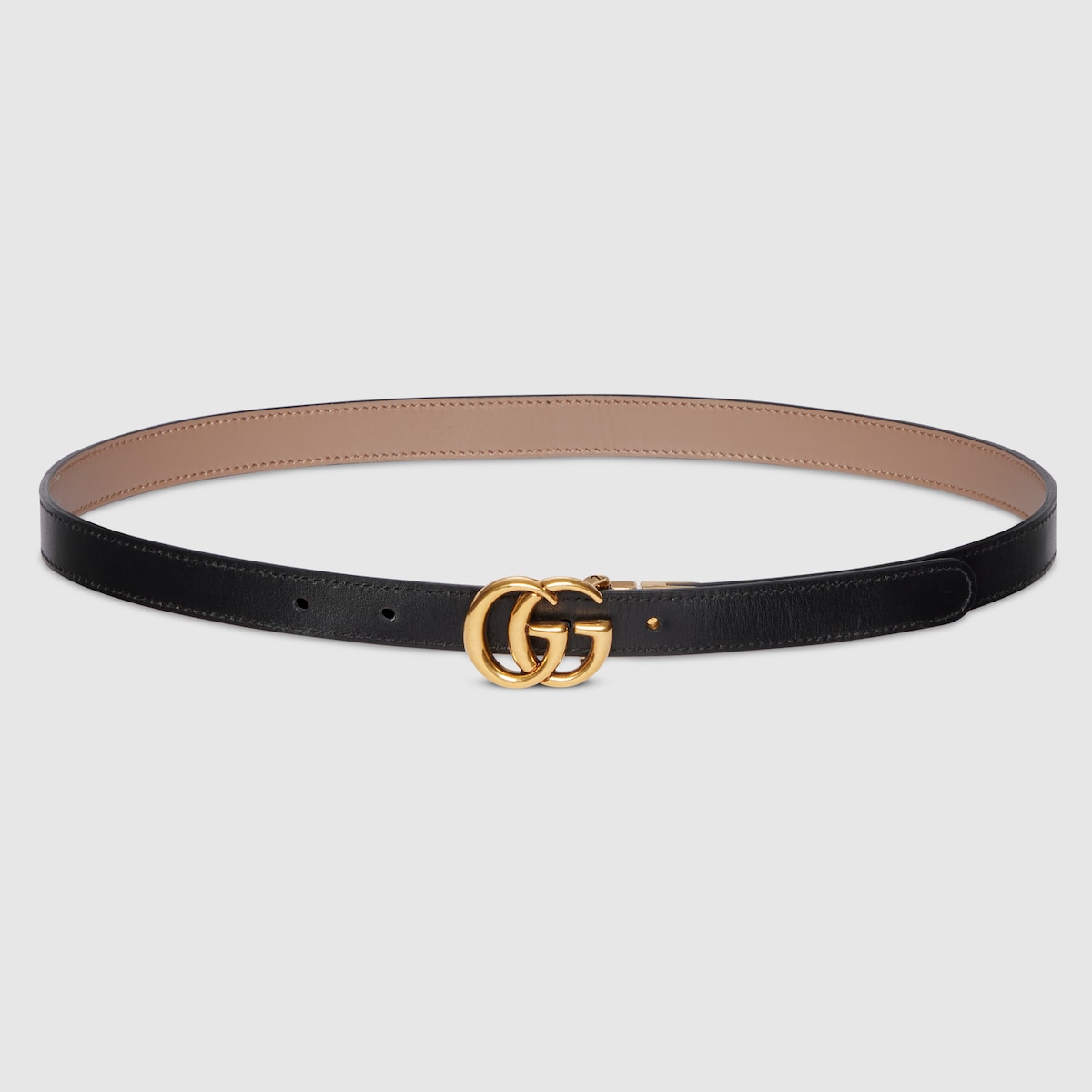 ベルト GUCCI Woman Belt Beige 65941892TIC 9769 GG Marmont reversible belt in black leather | GUCCI® US