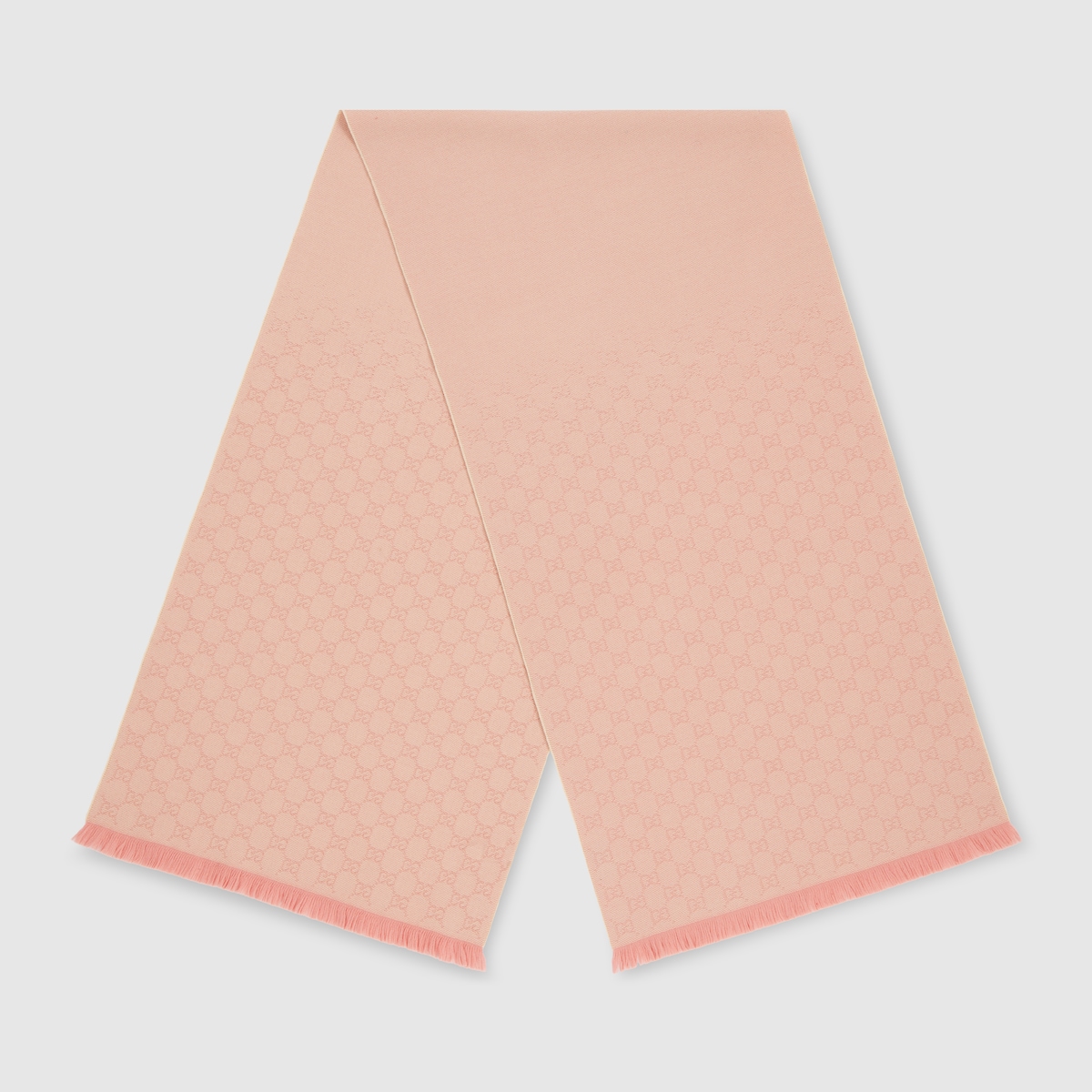 GGウール スカーフ ・ライトピンク＆ピンク | GUCCI公式