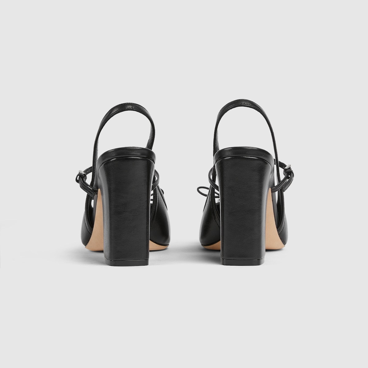 未使用 グッチ レザー ホースビット チェーン スリングバック パンプス グッチ ホースビット〕ウィメンズ スリングバック パンプス