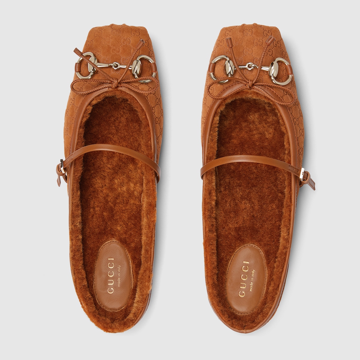 GUCCI Horsebit オープントゥ レザー ミュール 846685_AAFI2_2743_012_100_0000