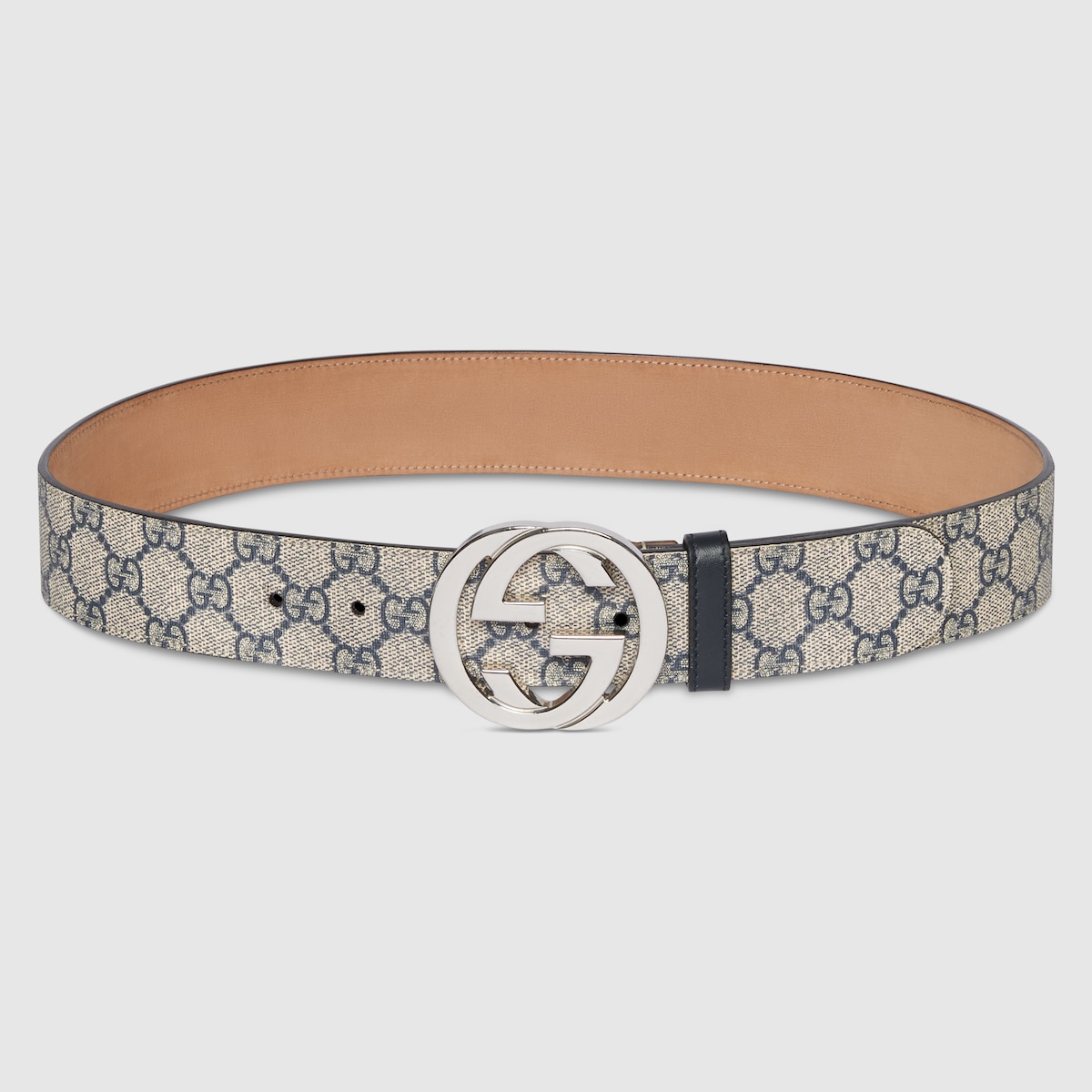 【GUCCI】BELT GG SUPREME PLUTONE CALF◆62705592TIN GG Supreme belt with G buckle in GG Supreme | GUCCI® US