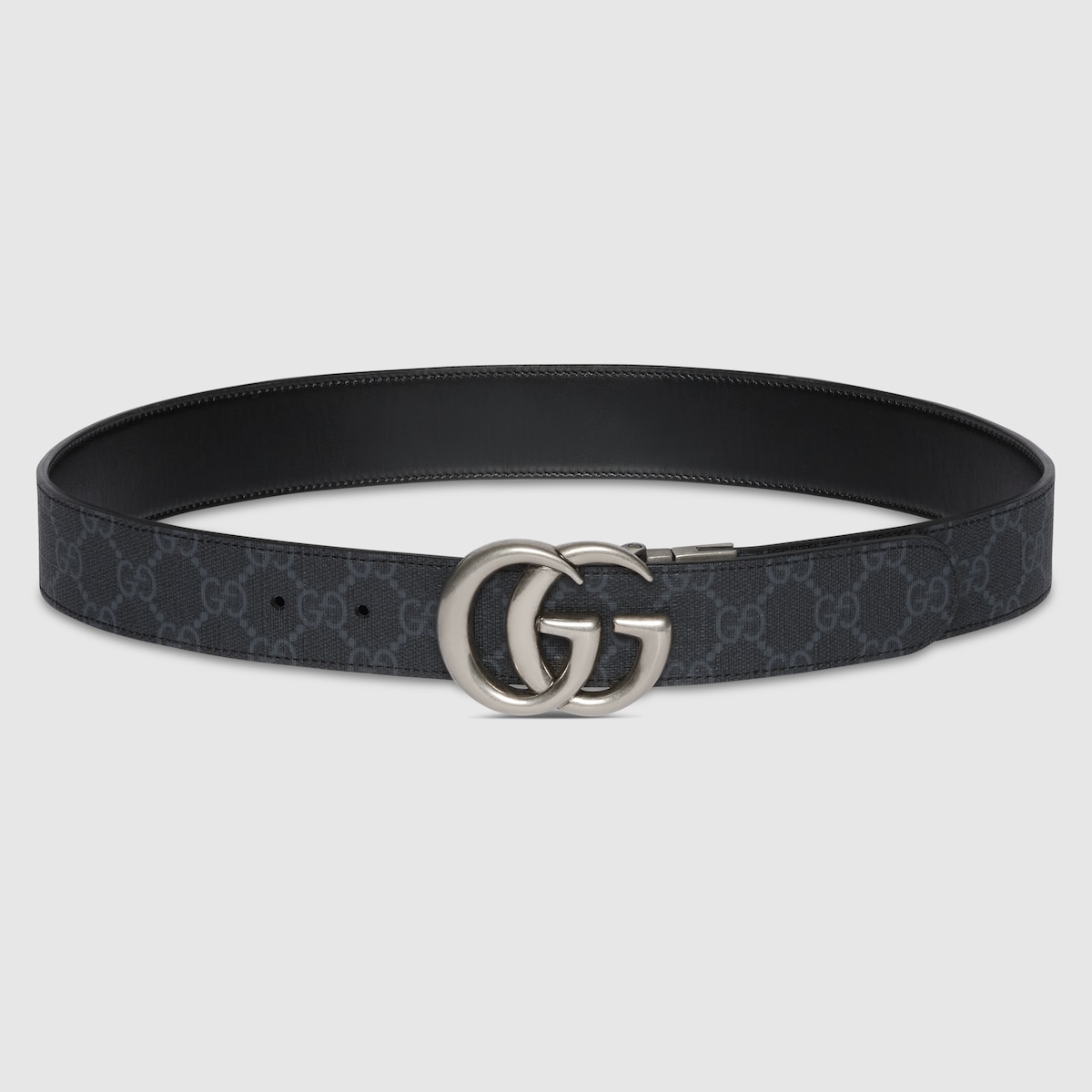 お値下げGucci レザーベルト GG Marmont reversible belt in black GG Supreme | GUCCI® US
