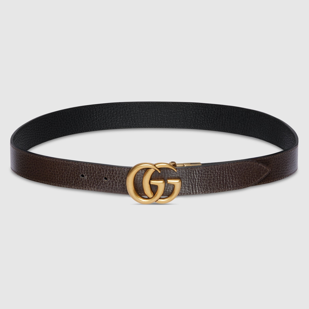 ベルト Gucci Gg Marmont Reversible Thin Belt GG Marmont reversible thin belt in beige, ebony & black