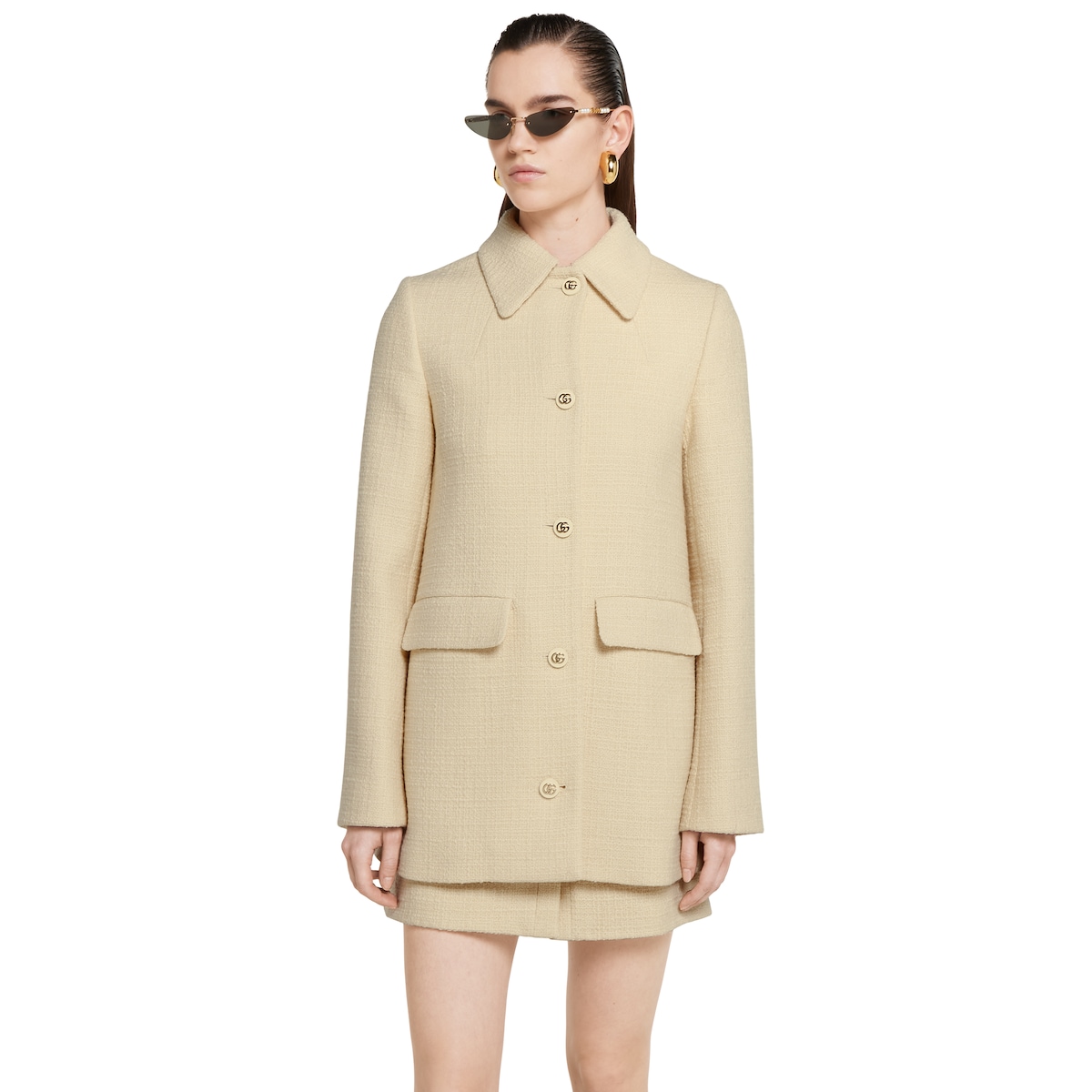 ジャケット・アウター Shaggy Wool Over Coat Ivory Amazon.com: LRYBSA Shaggy Overcoat Outerwear Light Beige