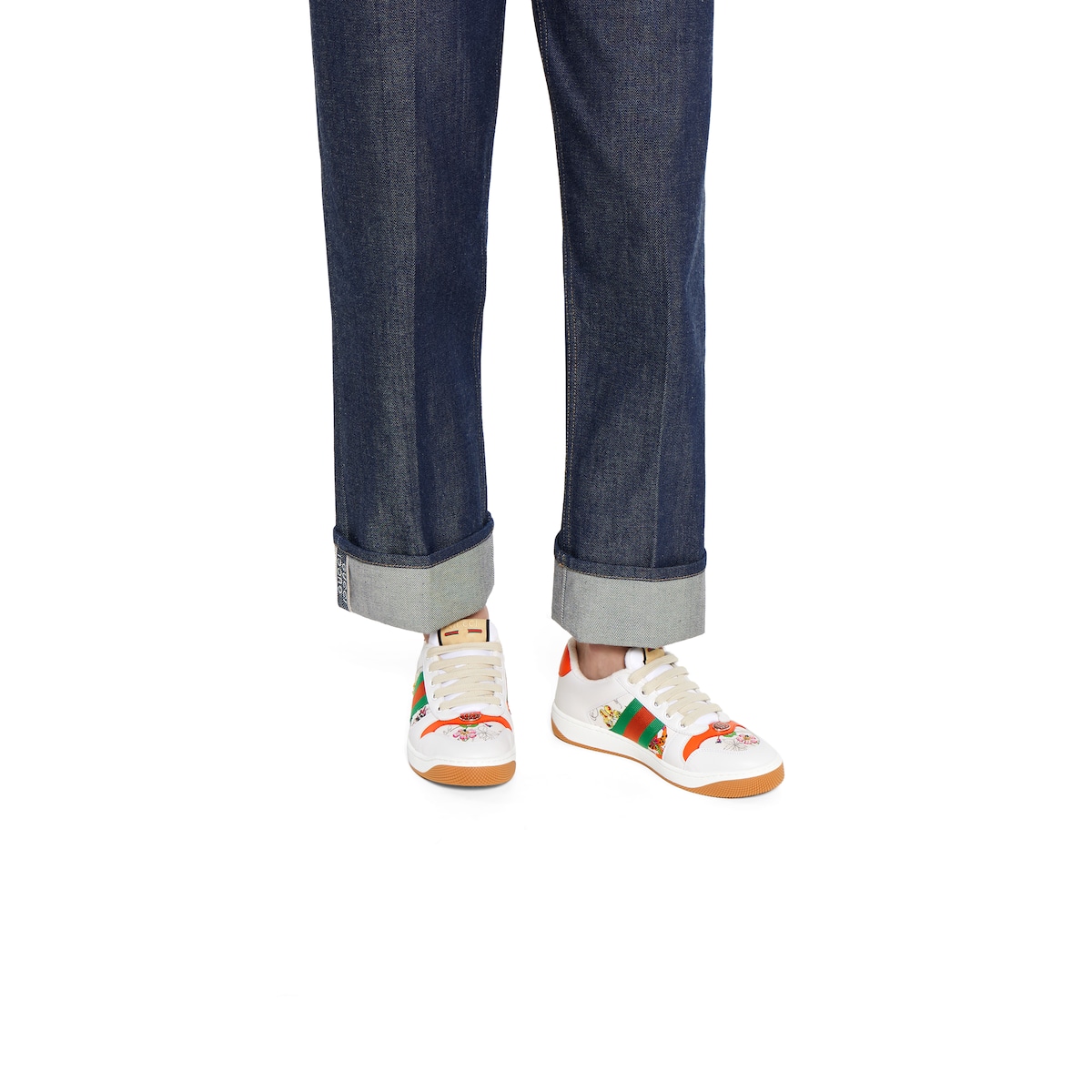 Women's Screener sneaker in white canvas | GUCCI® US
