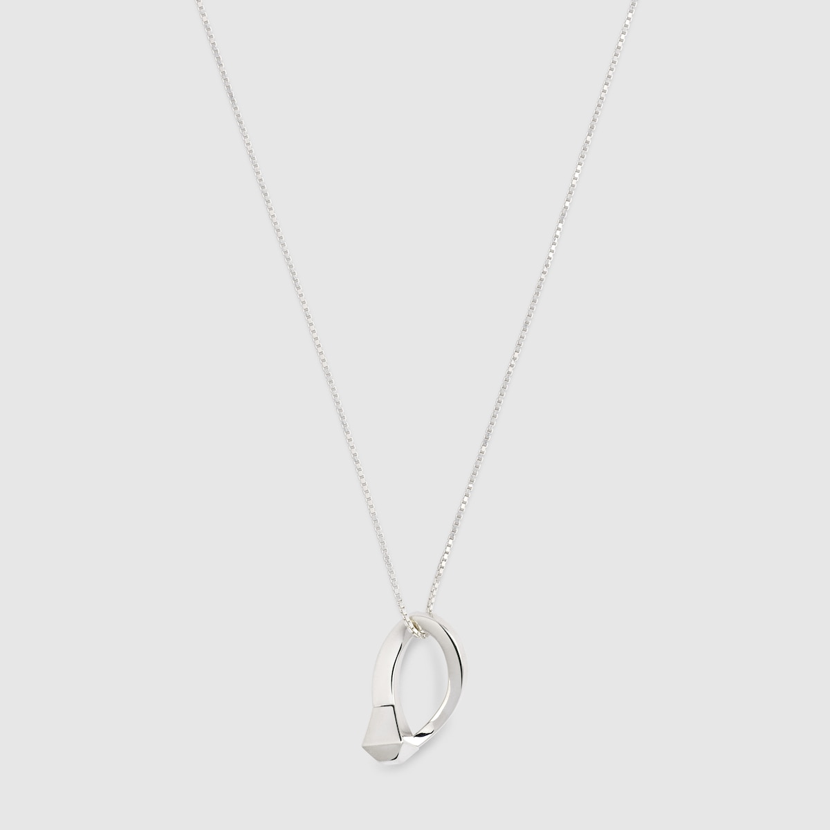 GUCCIシルバーペンダントネックレス グッチ キオード〕シルバージュエリー コレクション ペンダント