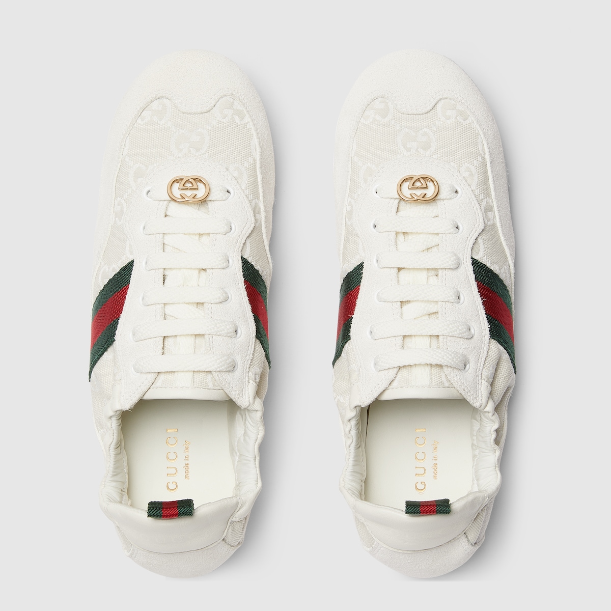Women's Gucci Shift sneaker in white GG canvas | GUCCI® US
