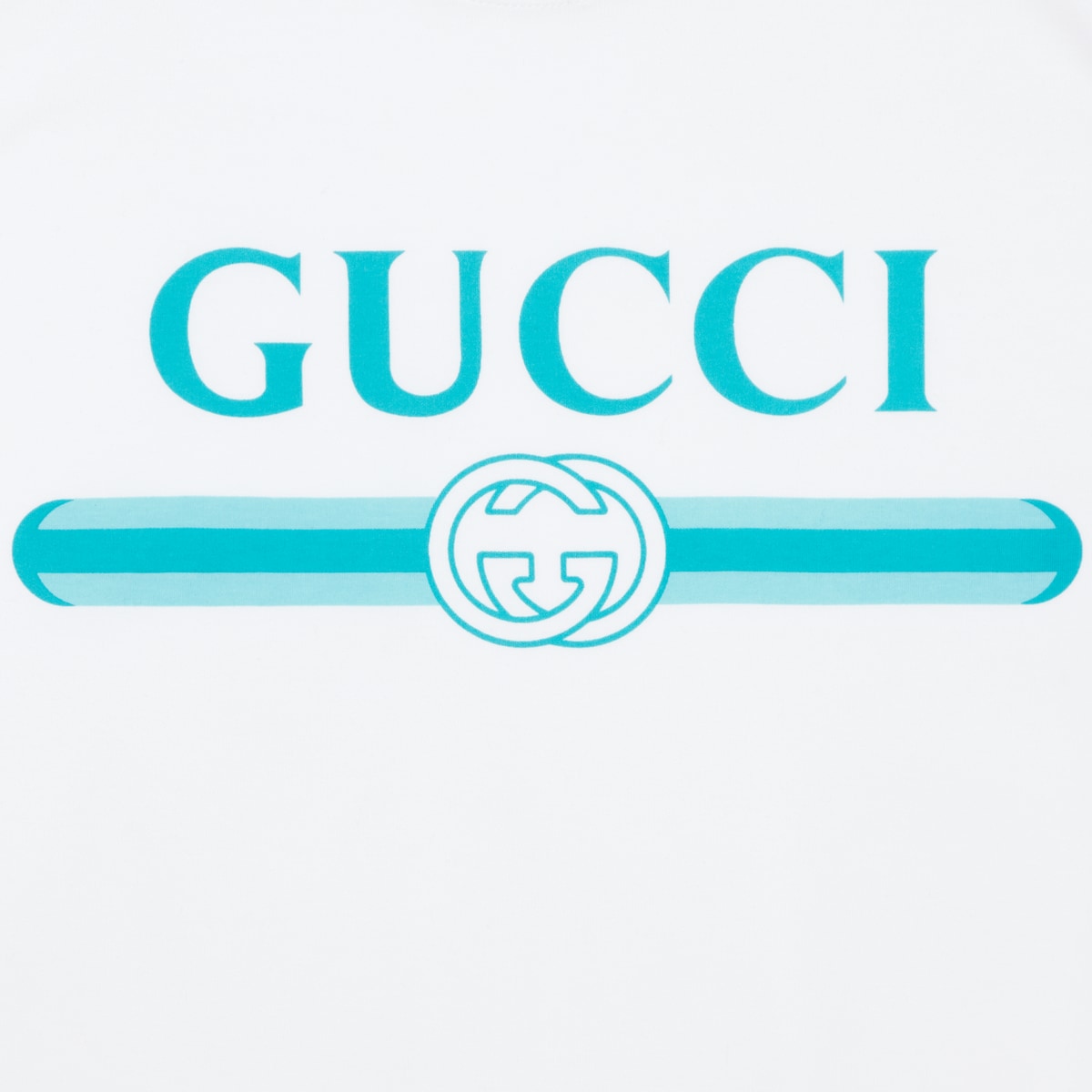 GUCCI グッチ ロゴTシャツ ホワイト 837959XJHGY9081 Cotton jersey T-shirt with Gucci logo in white | GUCCI® US