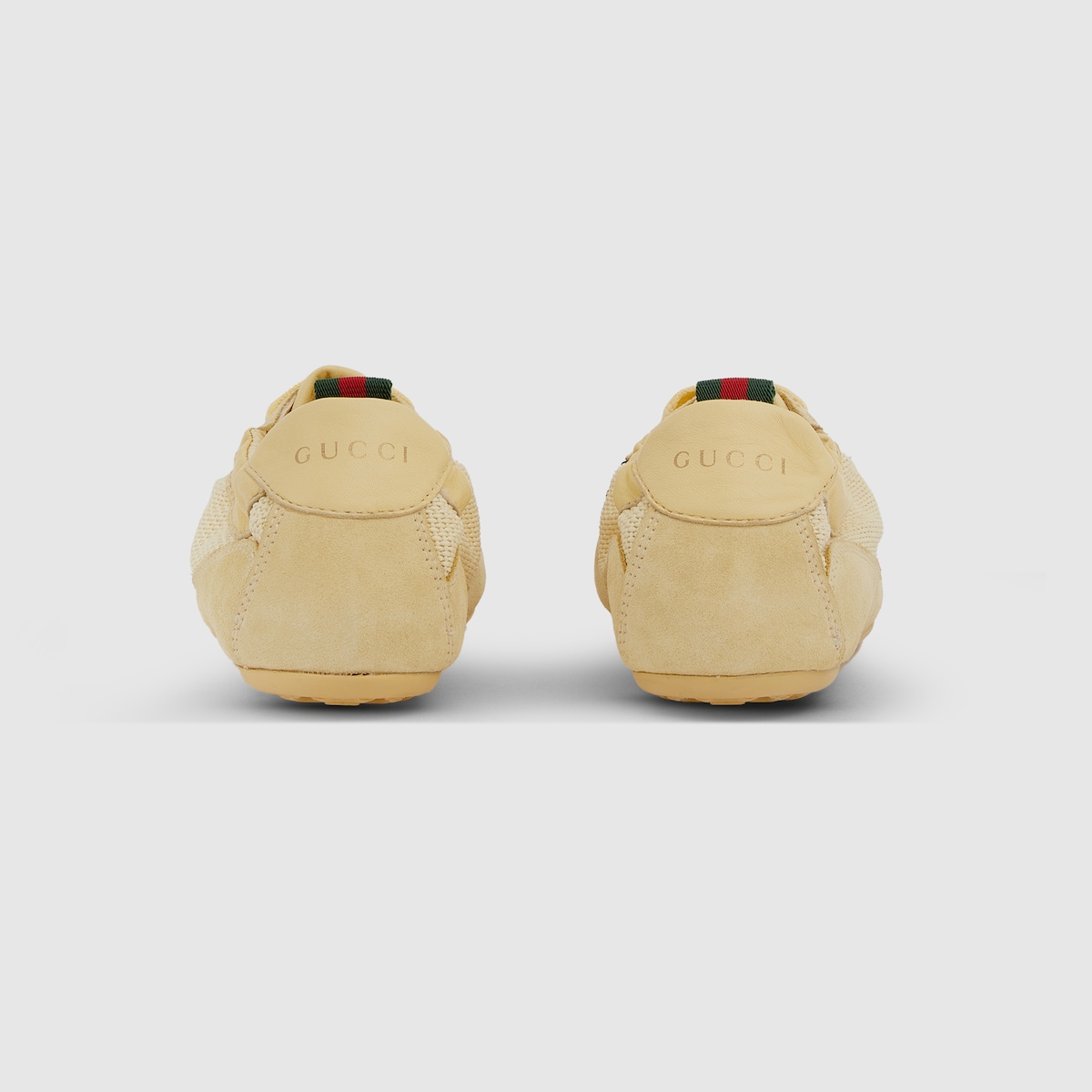 Women's Gucci Shift trainers in light yellow fabric | GUCCI® ZA