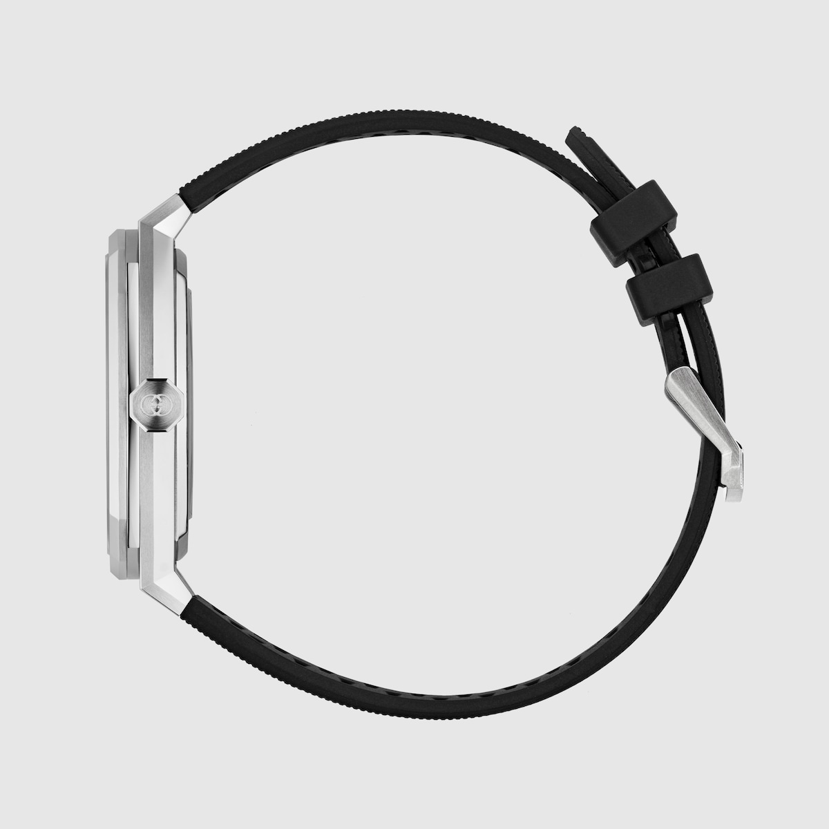 Gucci 25H watch, 40mm in black rubber | GUCCI® US