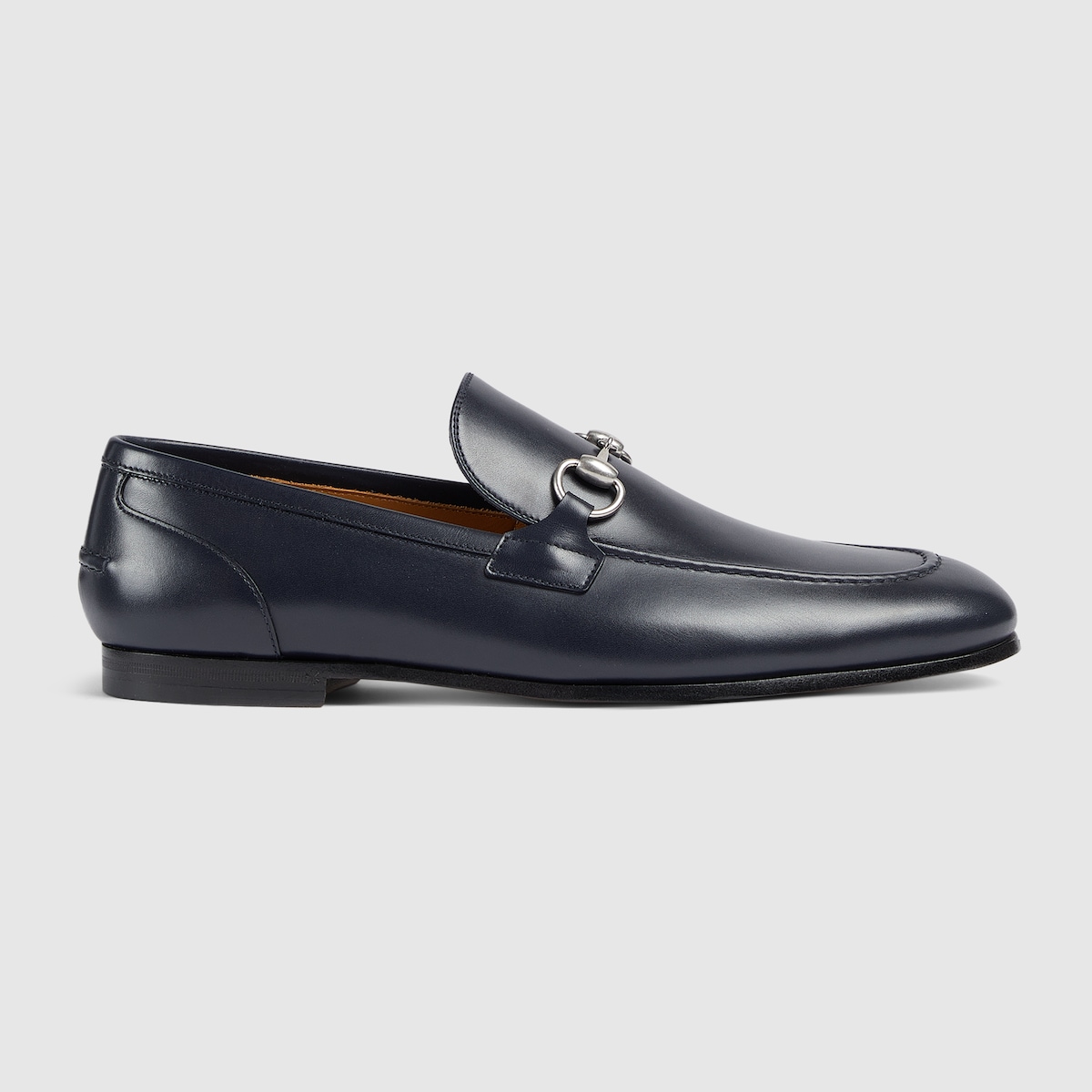 Men's Gucci Jordaan loafer in dark blue leather | GUCCI® US