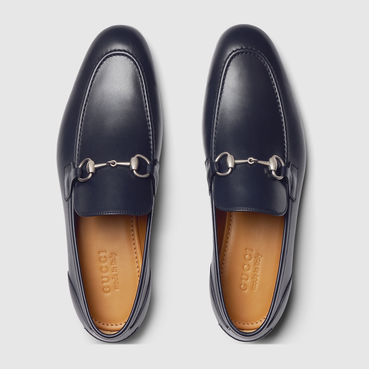 Men's Gucci Jordaan loafer in dark blue leather | GUCCI® US