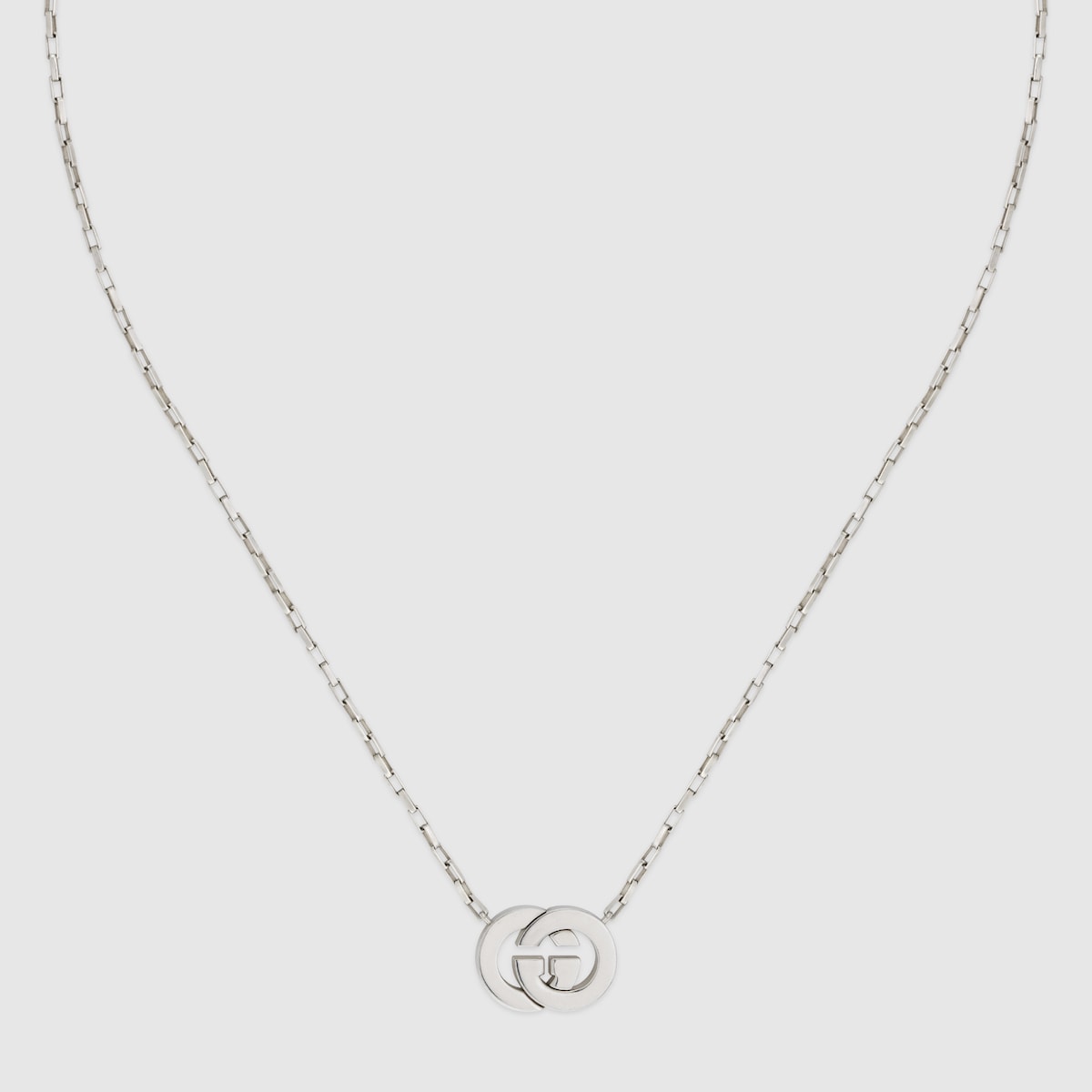 Gucci Interlocking pendant necklace in 925 sterling silver | GUCCI® US