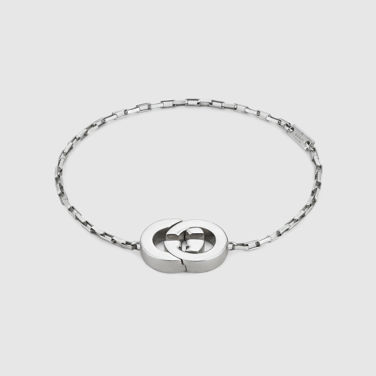 Gucci Interlocking charm bracelet in 925 sterling silver - thumbnail 4