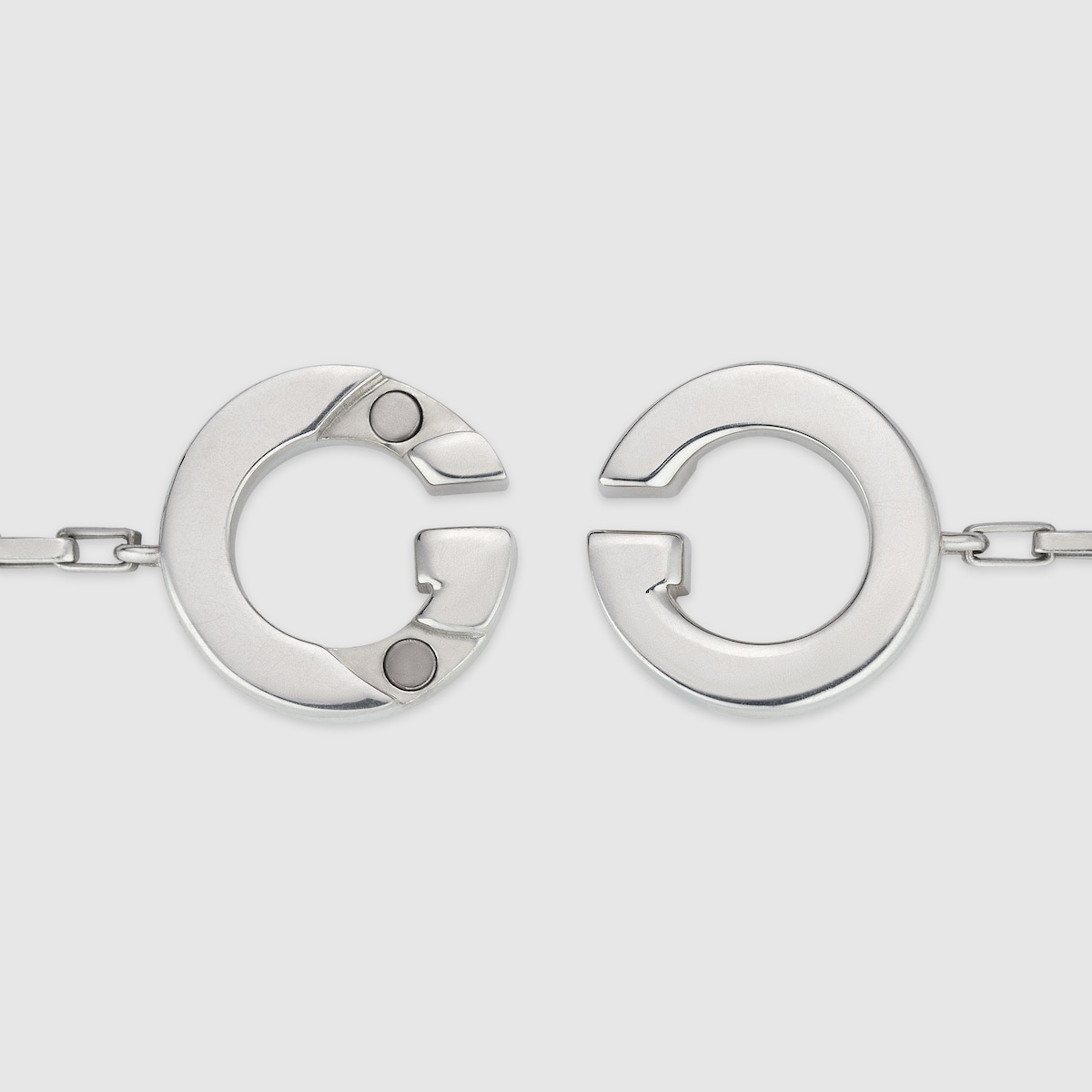 Gucci Interlocking charm bracelet in 925 sterling silver - thumbnail 3