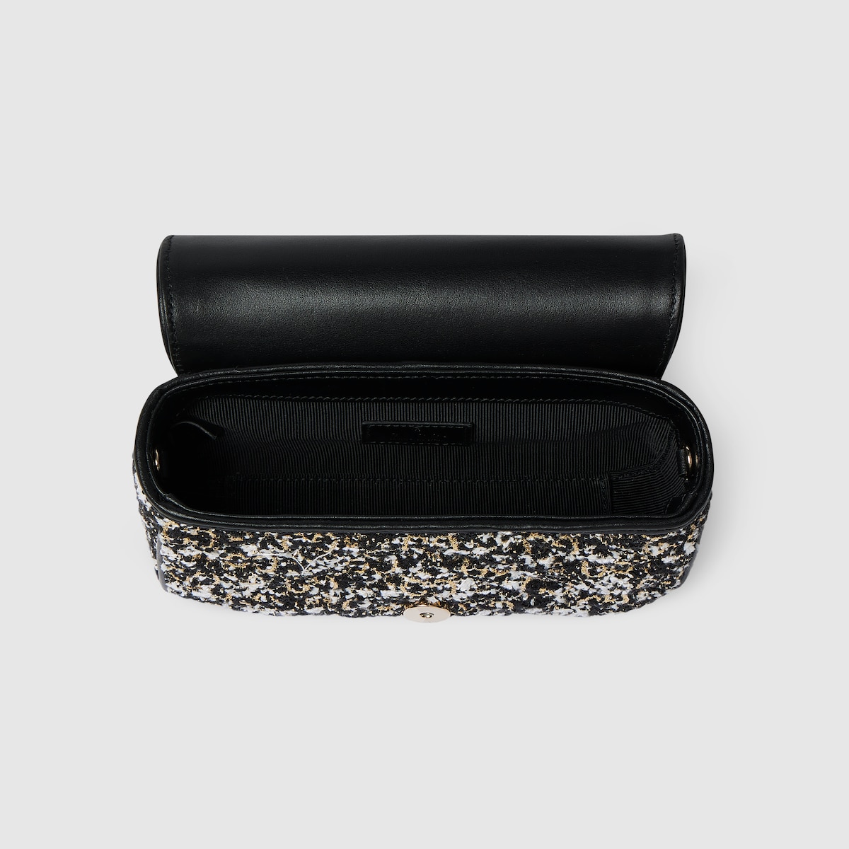 GGマーモント〕ミニ ショルダーバッグ ・ブラック GGツイード | GUCCI公式