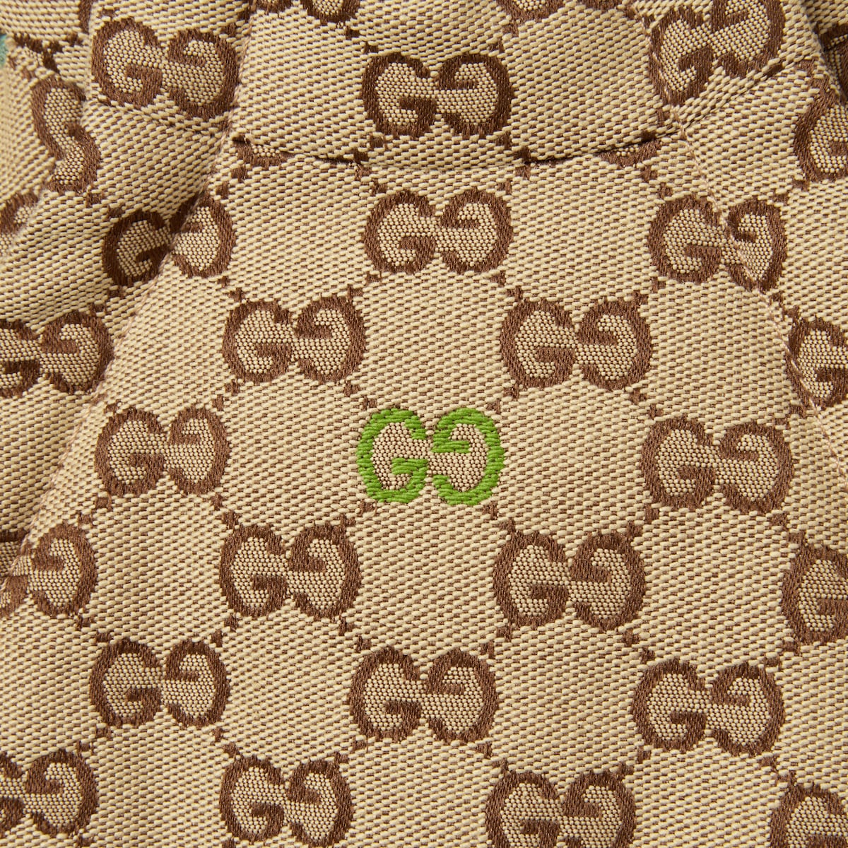 Baby padded GG canvas coat in beige and brown
