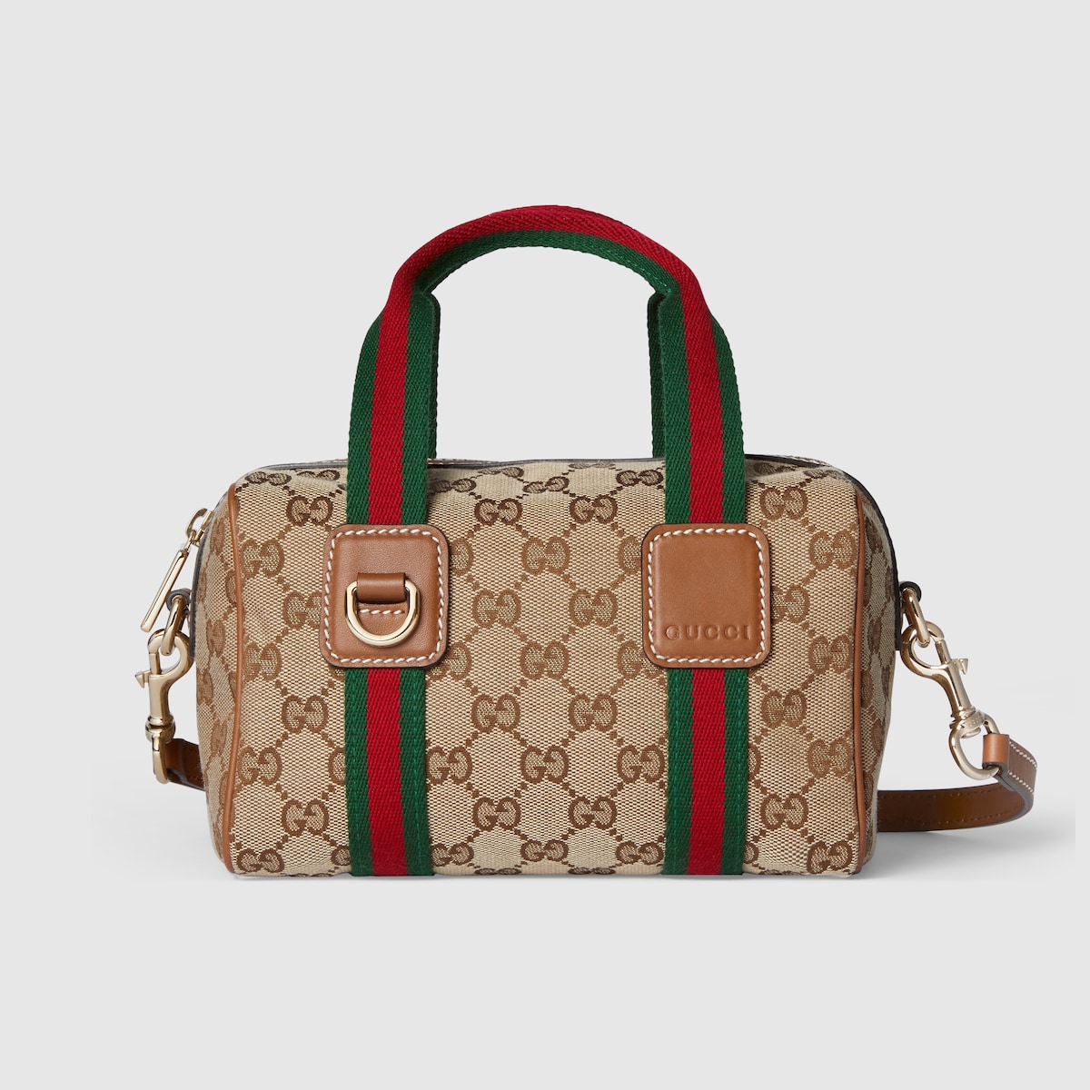 美品 GUCCI ミニバッグ ハンドバッグ シェリー GG キャンバス グッチ オフィディア〕Mini GG ハンドバッグ ・ベージュ＆ブラウン GG