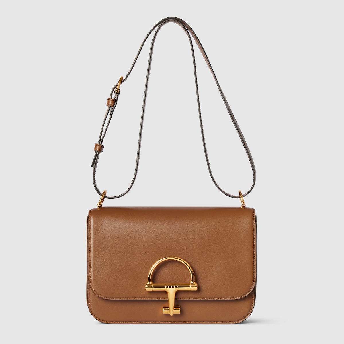 グッチ シエナ〕スモール ショルダーバッグ ・ブラウン レザー | GUCCI公式