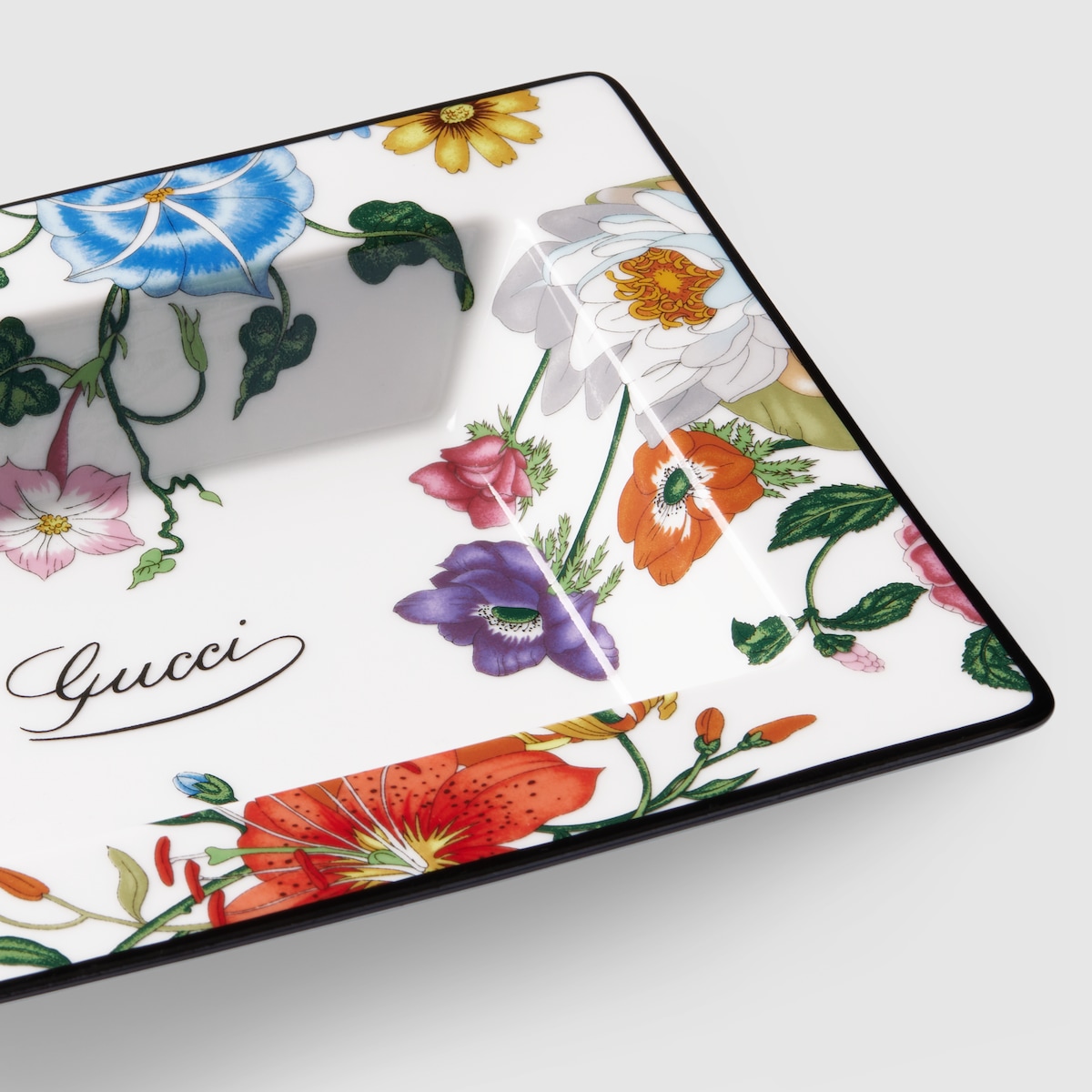 Gucci Flora print small trinket tray in multicolor porcelain
