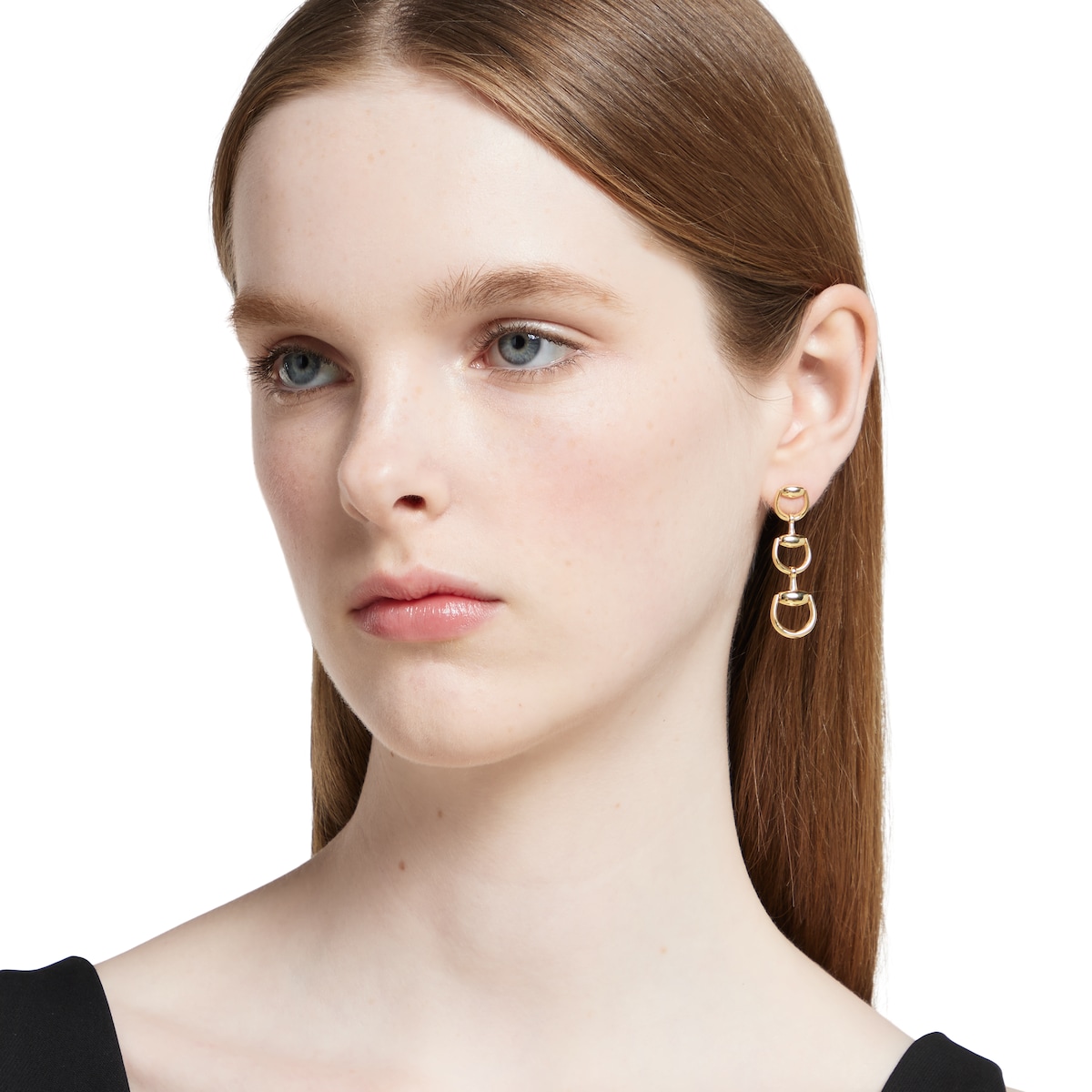 ホースビット〕18K ドロップピアス ・18K イエローゴールド | GUCCI公式