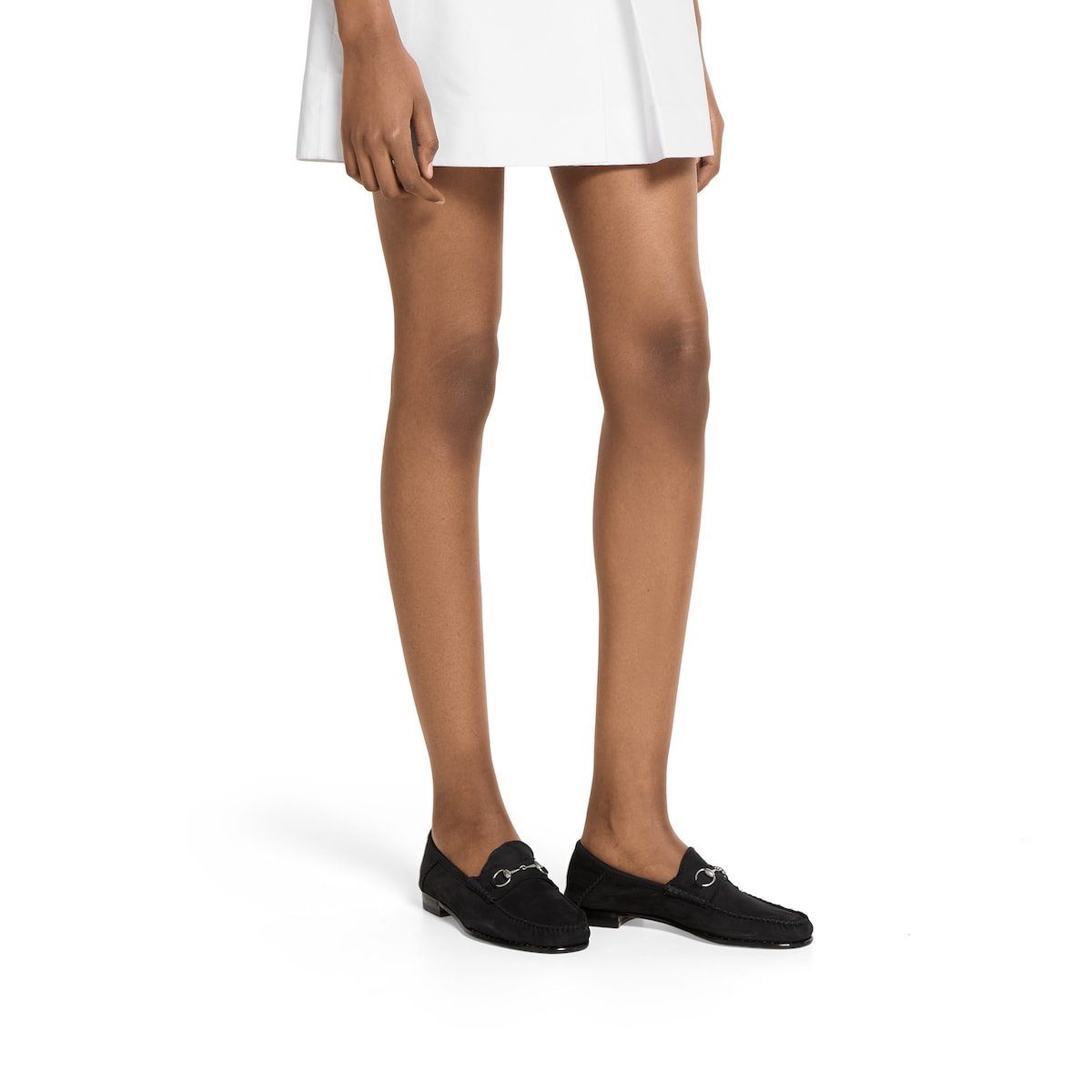 Women's Gigi loafer in black suede | GUCCI® US