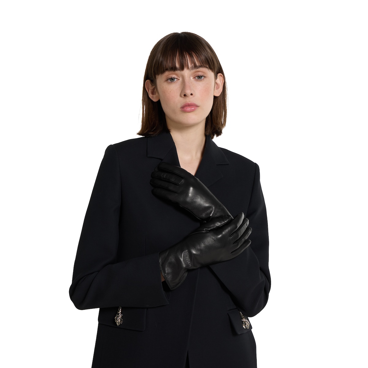 レザー グローブ ・ブラック | GUCCI公式