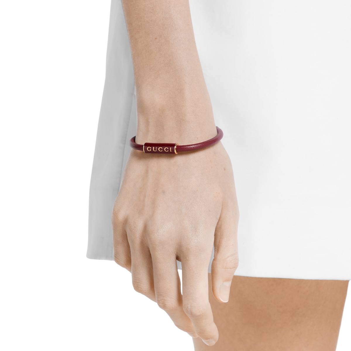 GUCCI 編み込みブレスレット 赤/青 クレスト 貴重 GUCCI 編み込み