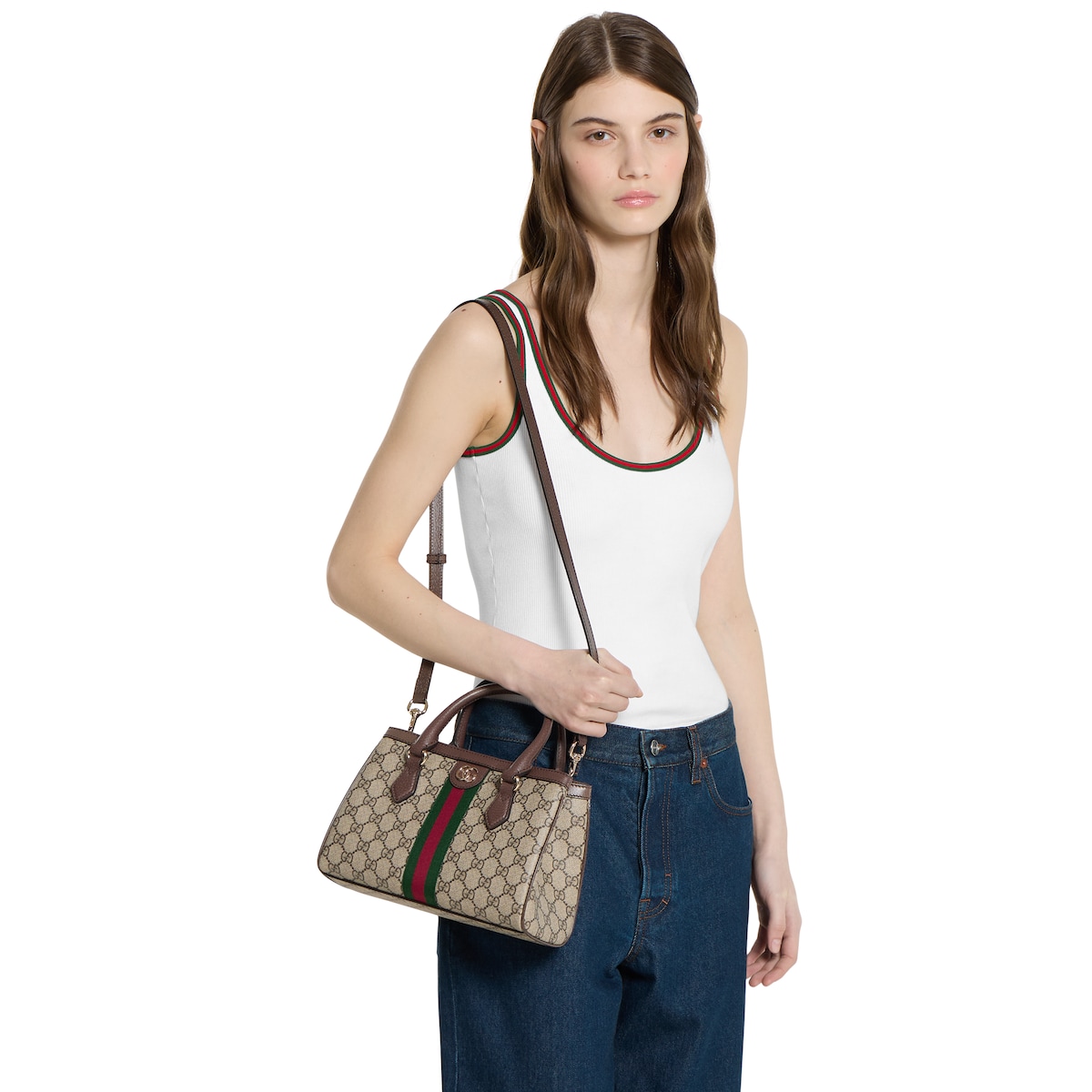 グッチ スモール オフィディア トートバッグ キャンバス 726762 グッチ GUCCI GGスプリーム OPHIDIA SM トートバッグ 726762 2AAAY