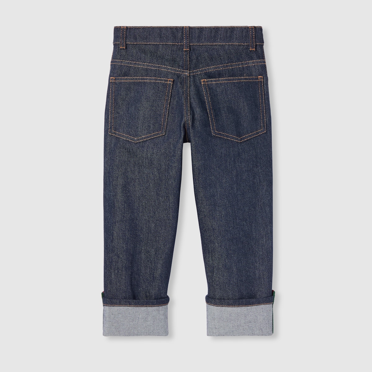 Children's denim pants with Web in dark blue - thumbnail 2