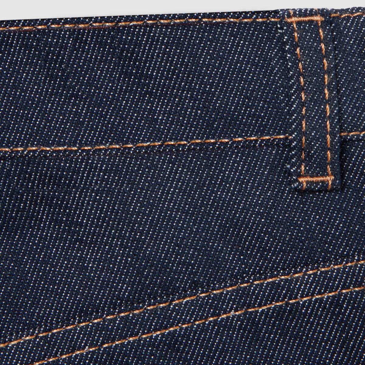 Children's denim pants with Web in dark blue