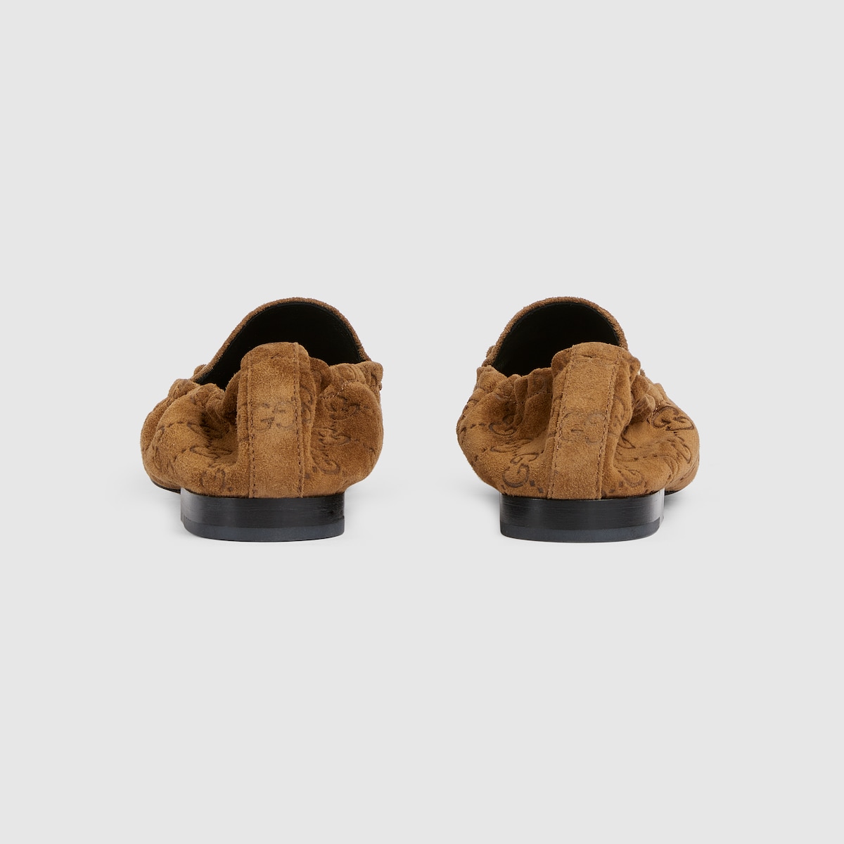 Women's Jordaan loafer in brown GG suede - thumbnail 6
