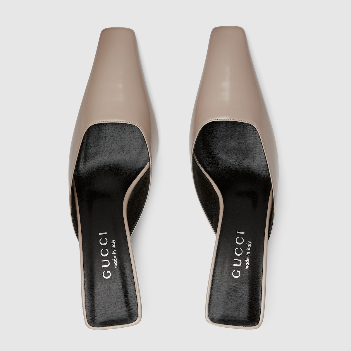 GUCCIミュール22.5㎝ Women's mule with Horsebit in camel and dark brown GG canvas