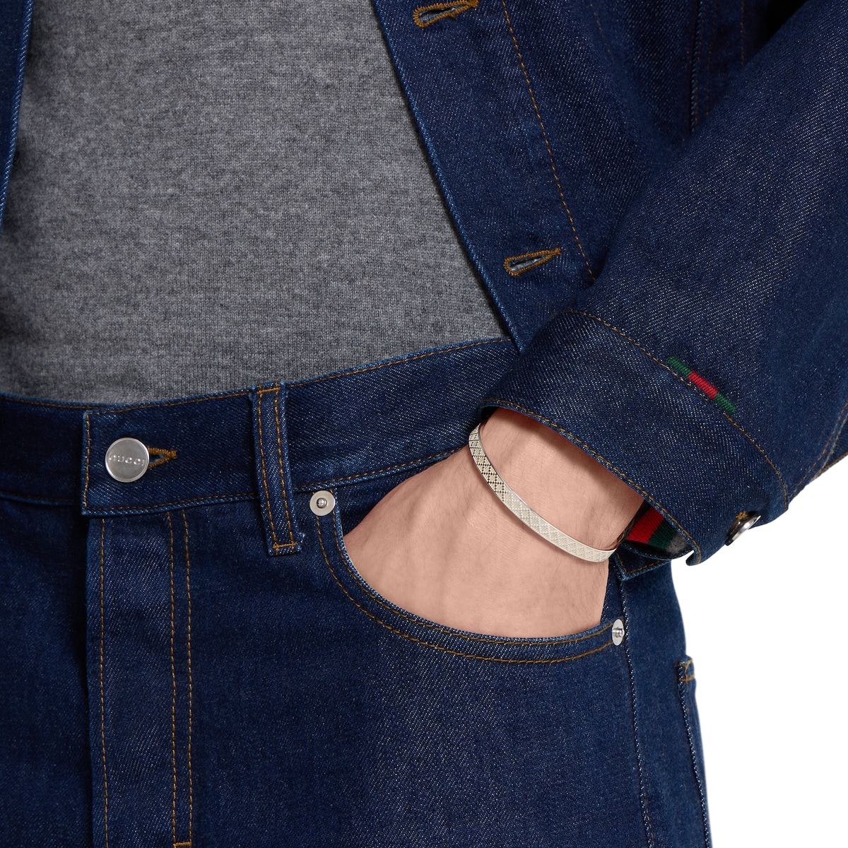 GUCCI　シルバー　ディアマンテ　サイズ　全長約19.5ｃｍ 楽天市場】GUCCI グッチ メンズ レディース喜平チェーンレス