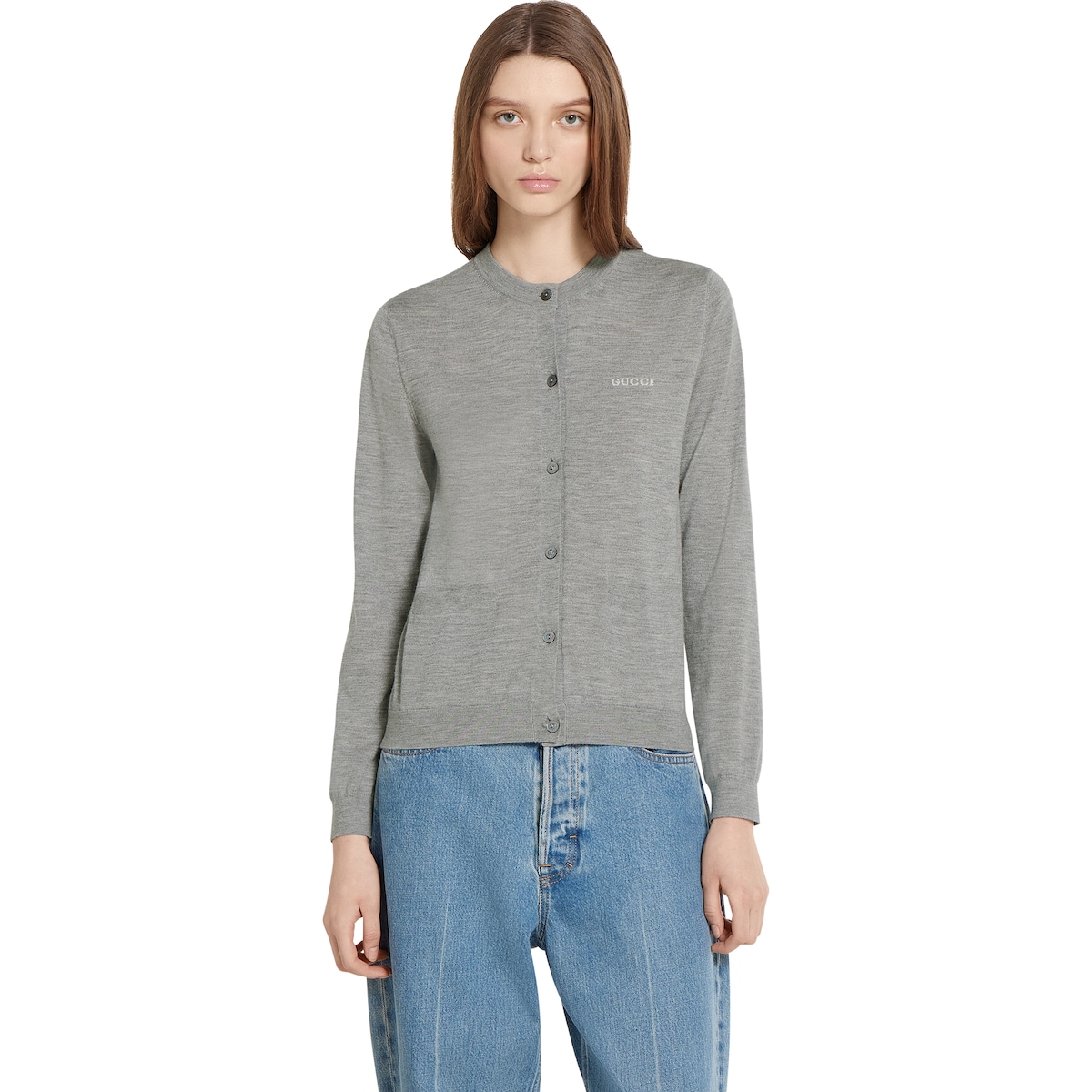 入手困難⭐️GUCCI ミケーレ期 ニットカーディガン ウール グレー XL 入手困難⭐️GUCCI ミケーレ期 ニットカーディガン ウール グレー XL