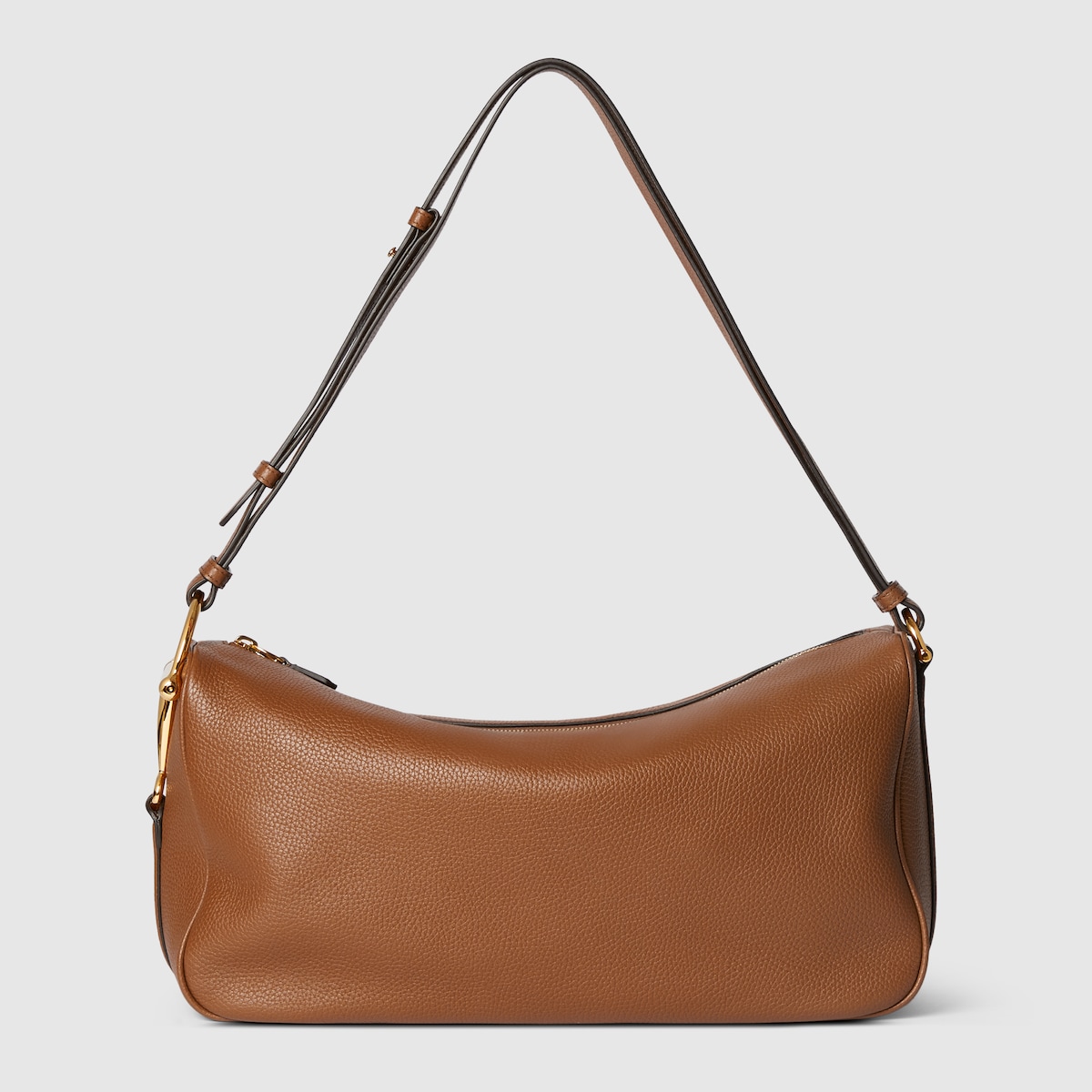 グッチ ハーフ ホースビット〕ラージ ショルダーバッグ ・ブラウン