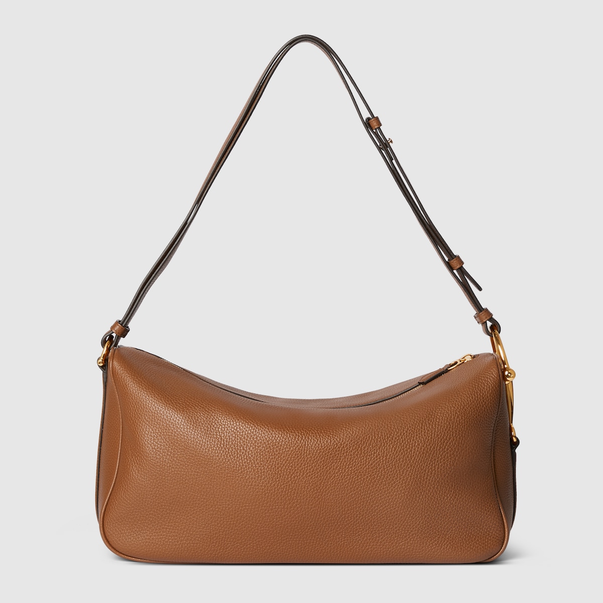 ★ぐっち★ グッチ ハーフ ホースビット〕ラージ ショルダーバッグ ・ブラウン