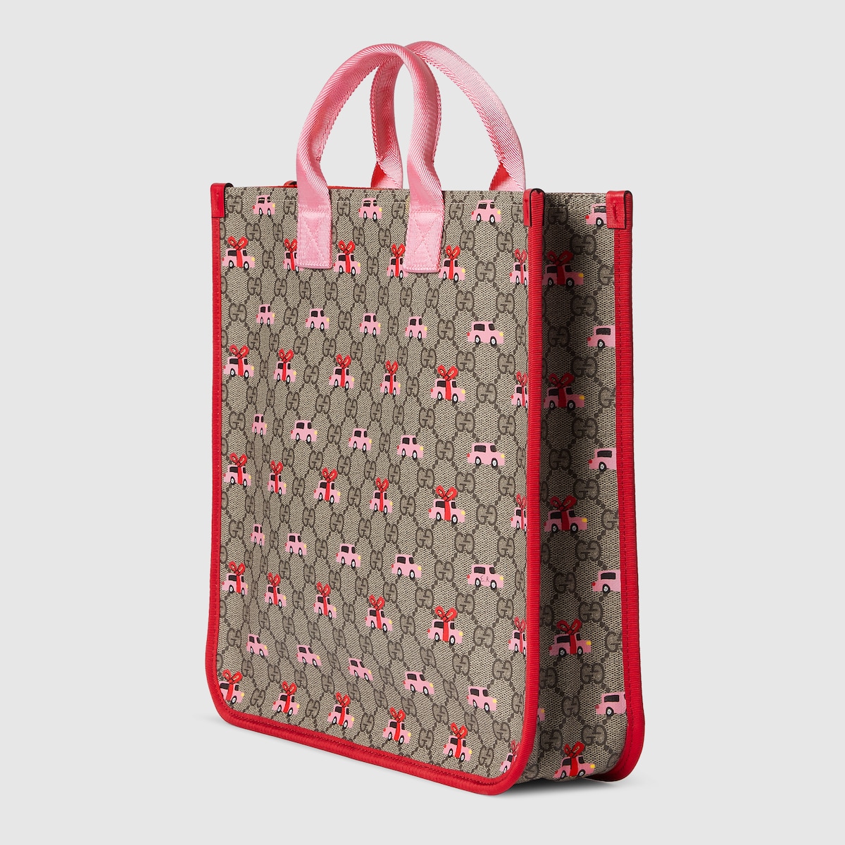 Children's printed GG tote bag in beige and brown GG Supreme - thumbnail 5