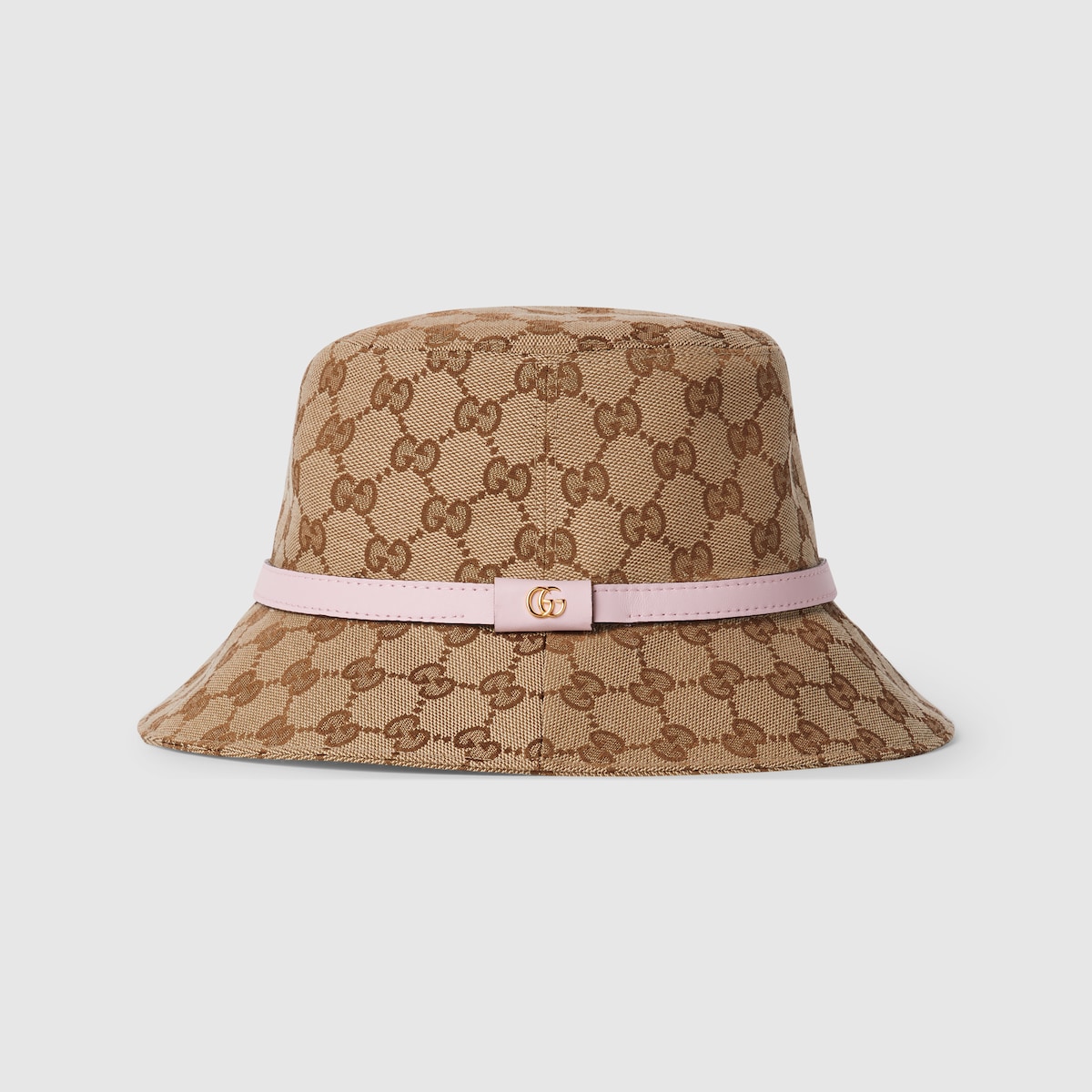 GGキャンバス バケットハット ・ベージュ＆ダークブラウン | GUCCI公式