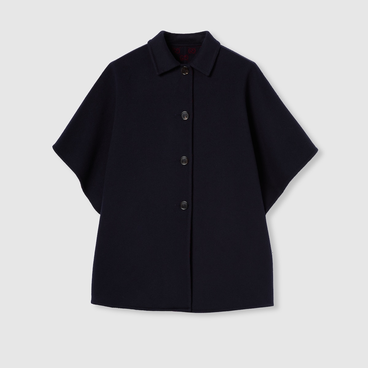 GUCCI  ウールコート　♡2023♡ リバーシブル　美品36 Reversible silk wool coat in brown | GUCCI® US