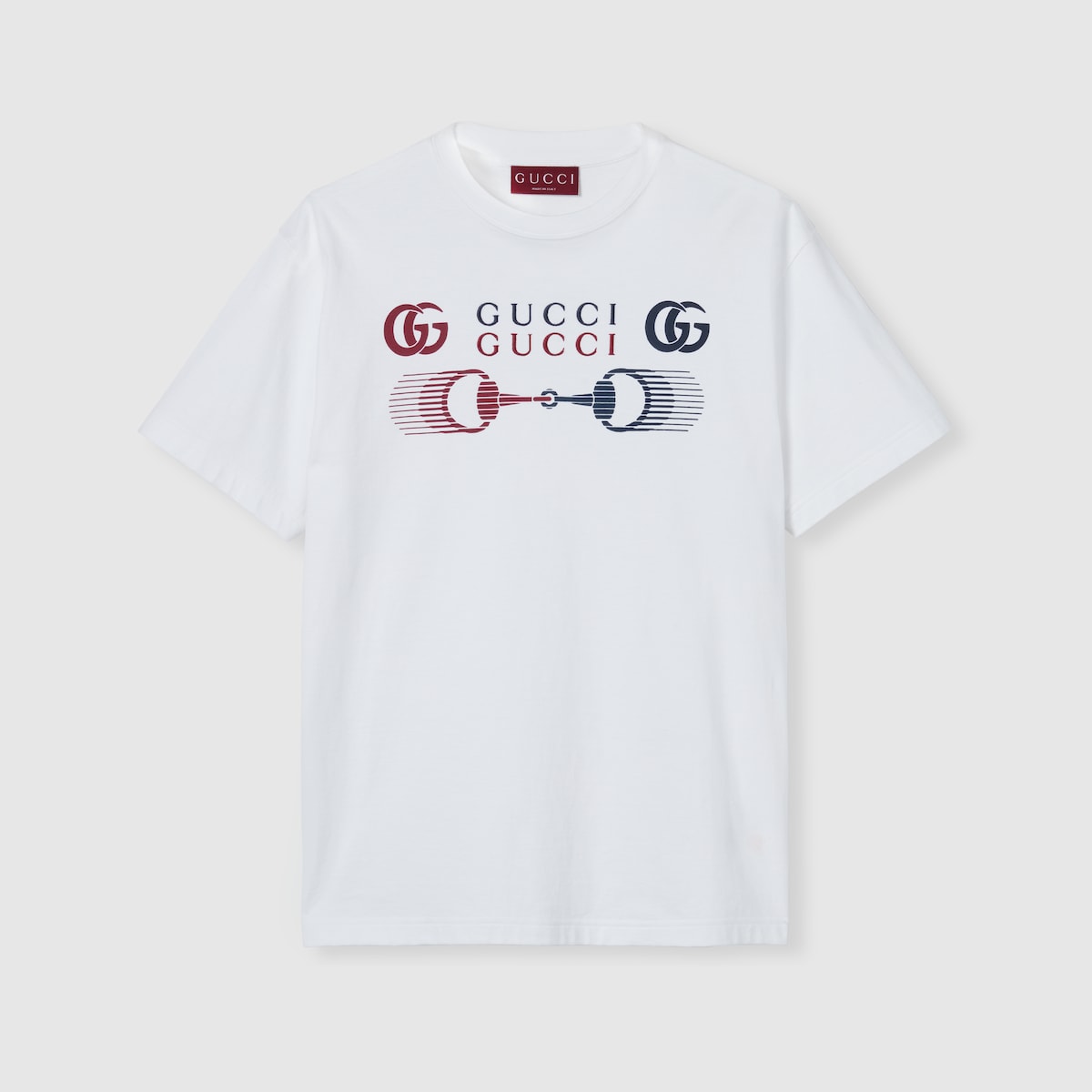 GUCCI Tシャツ Gucci T-Shirt With Gucci Blade Print 'Navy' 565806-XJAZY