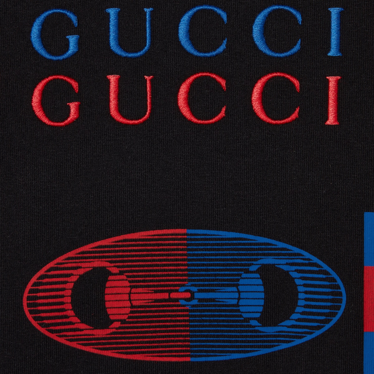 【まもなく値下げ終了】GUCCI ブラック コットン Tシャツ GUCCI プリント コットンジャージー Tシャツ ・ブラック | GUCCI公式