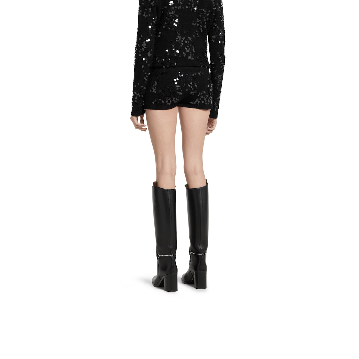 Tweed blend shorts in black | GUCCI® US Tweed blend shorts in black | GUCCI® US